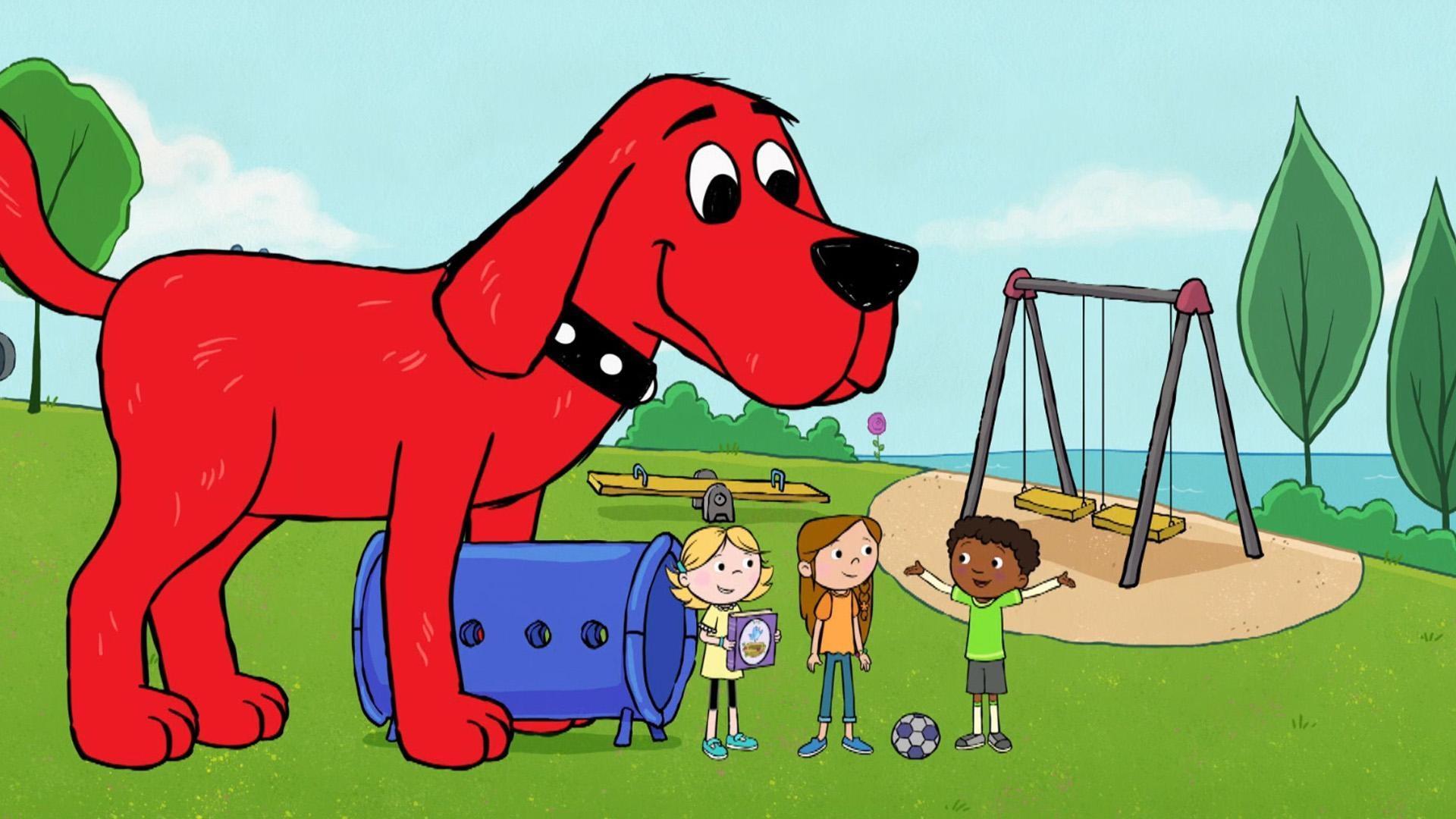 Emily Elizabeth's book is missing the last page! / Clifford hosts Bailey for a sleepover.