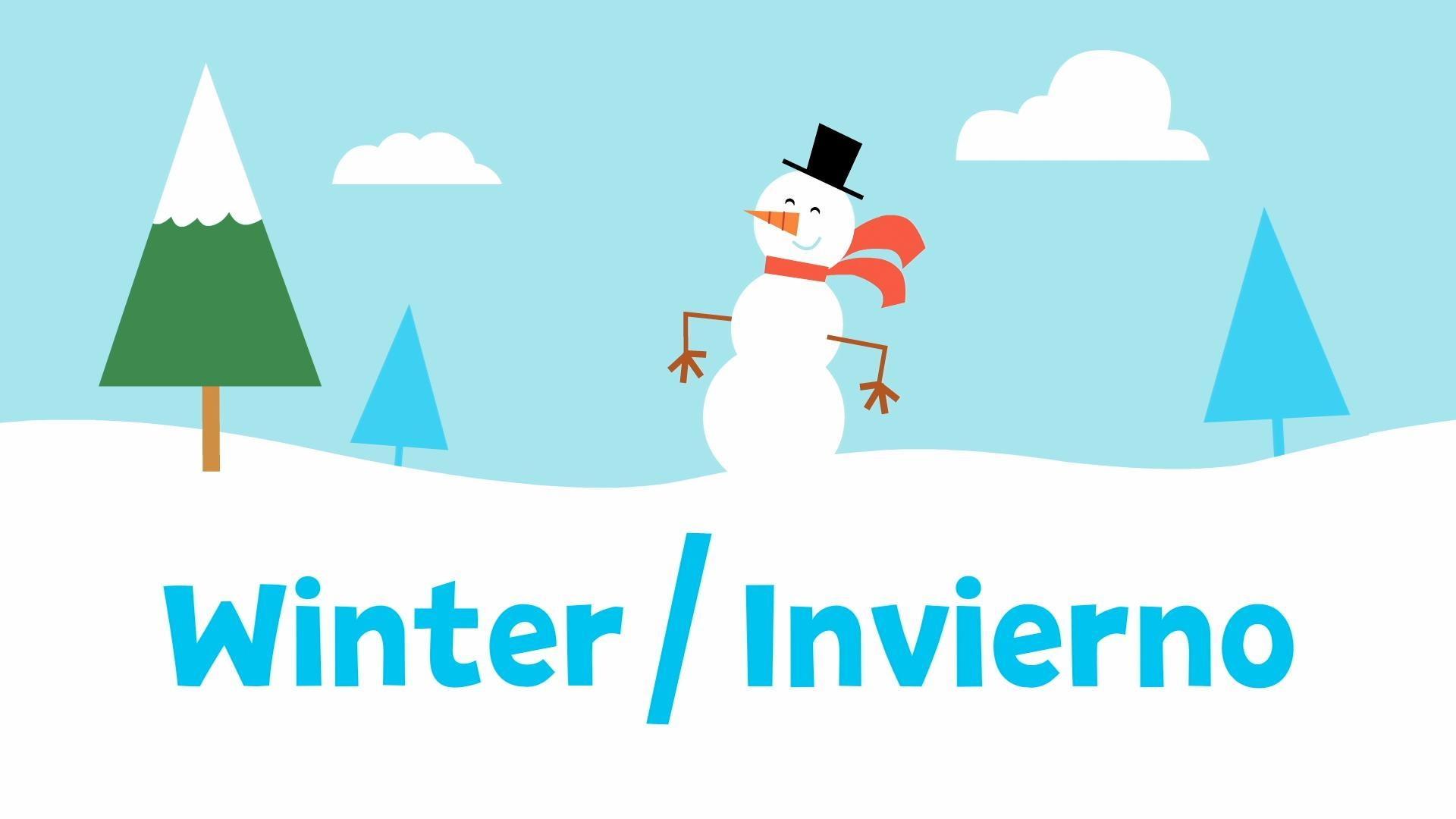 The word of the week is "winter"!