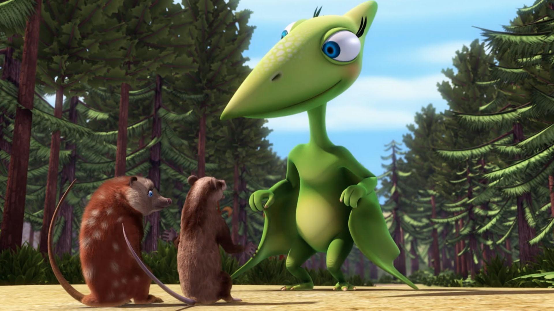 Buddy, Tiny, Shiny, and Don meet a new mammal friend