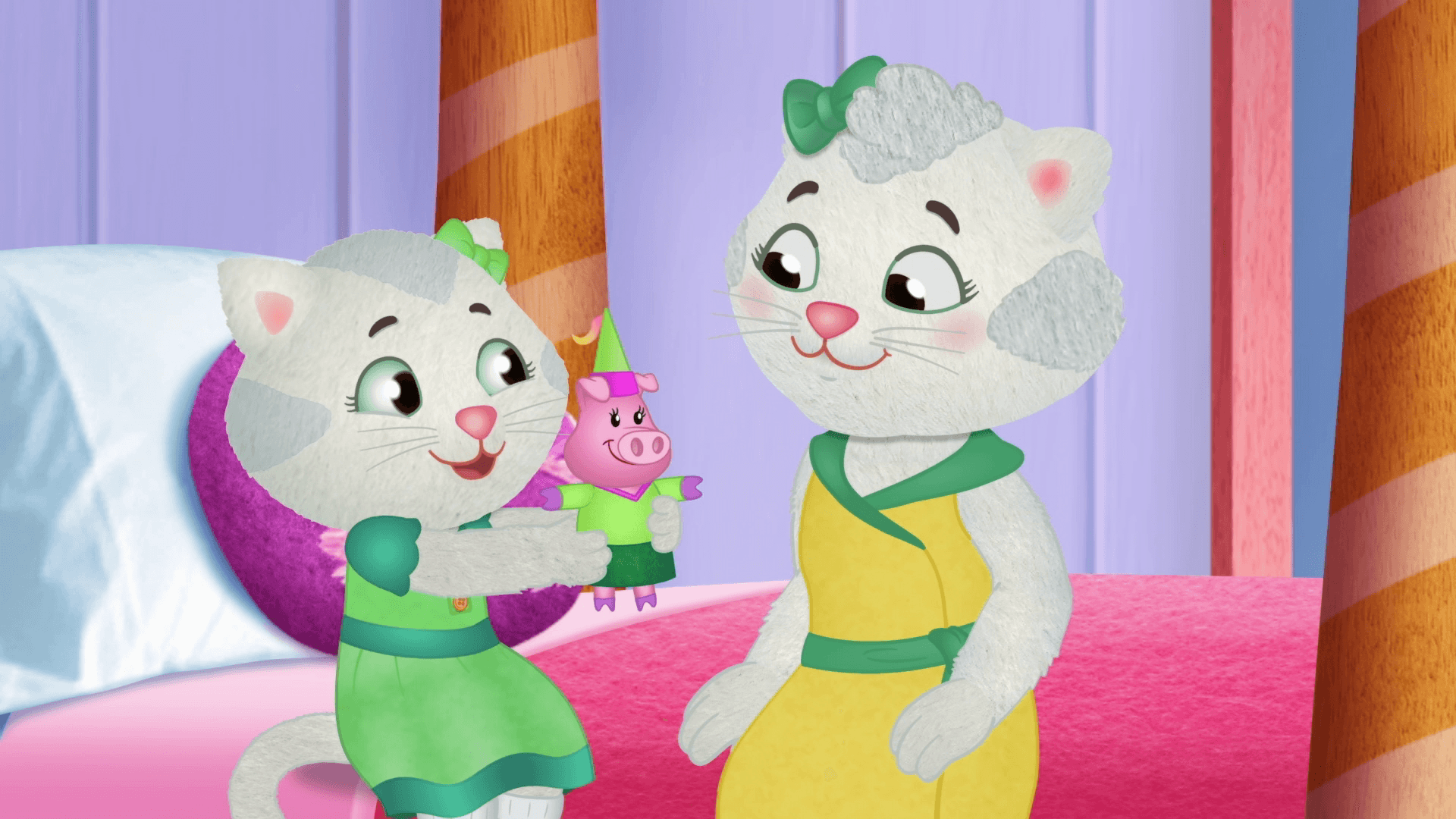 Katerina learns that her mom will be back home in time for one last twirl before bedtime!