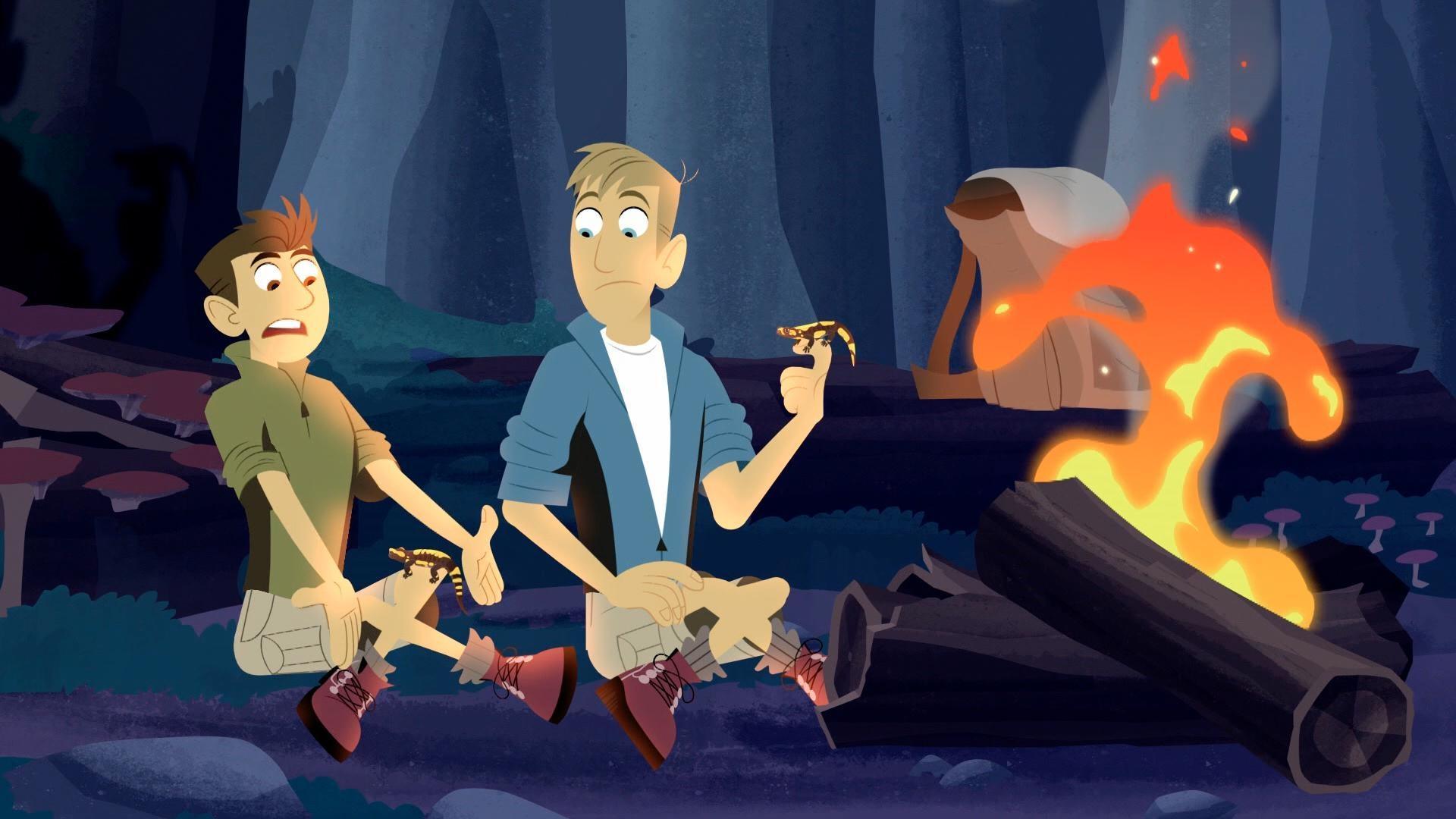 The Kratt brothers are determined to unravel the secret of the fire salamander.