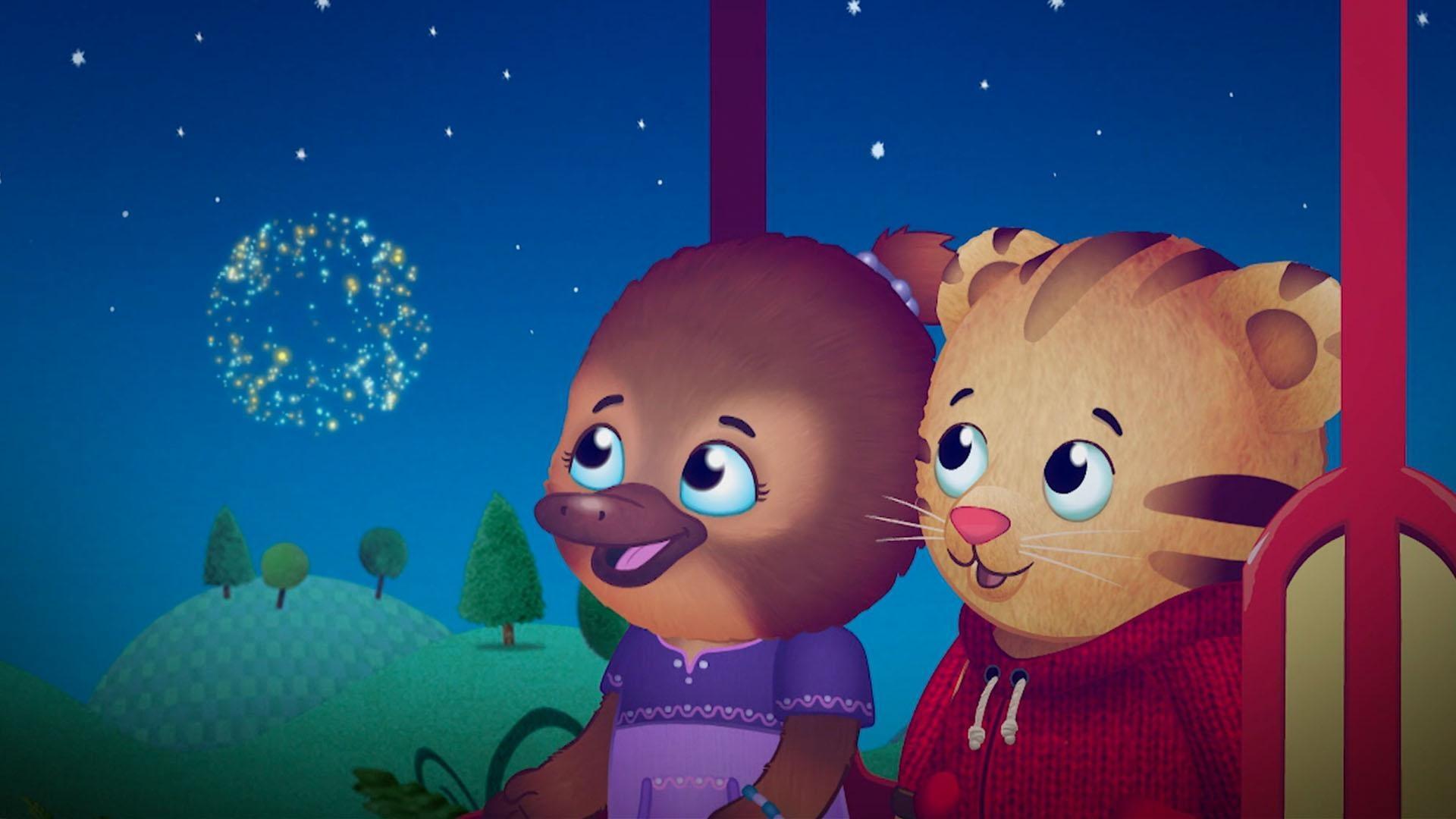 Daniel and Jodi's families head home on the trolley.