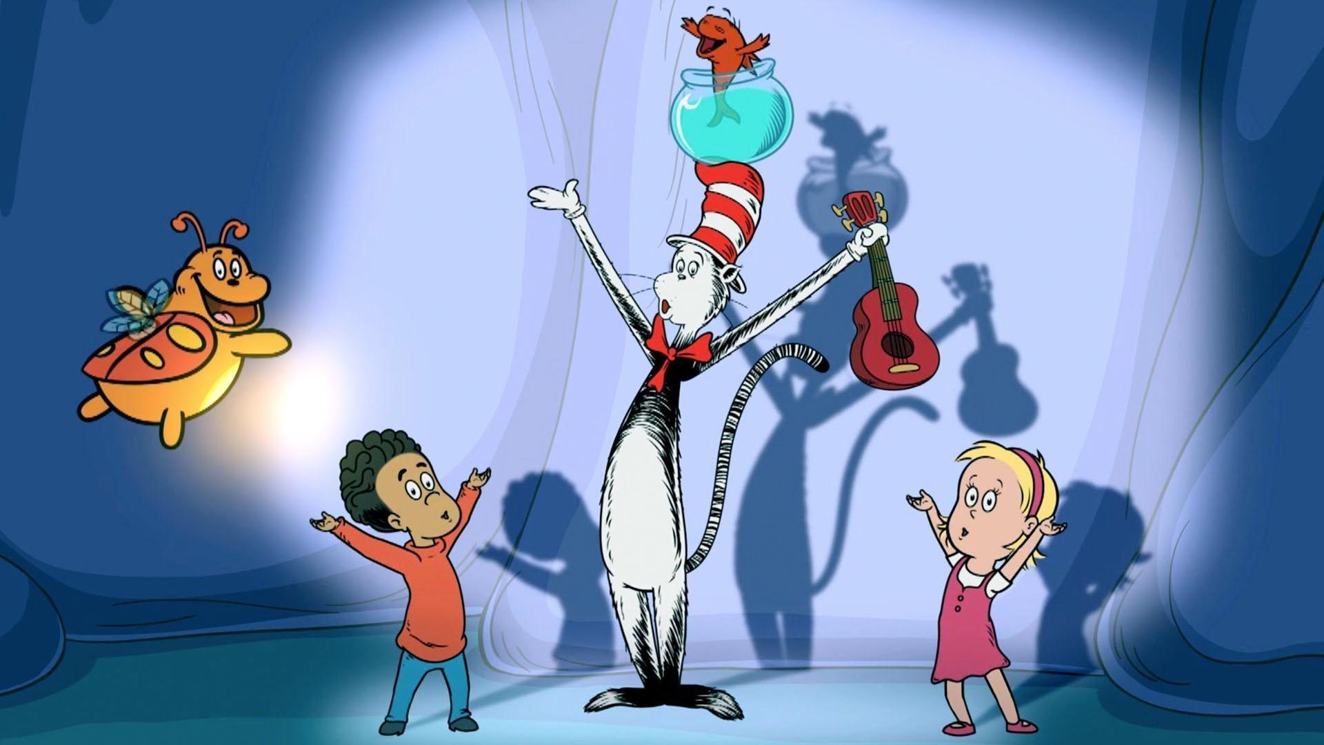 Nick y Sally crean títeres de sombras y cantan una canción sobre las sombras.