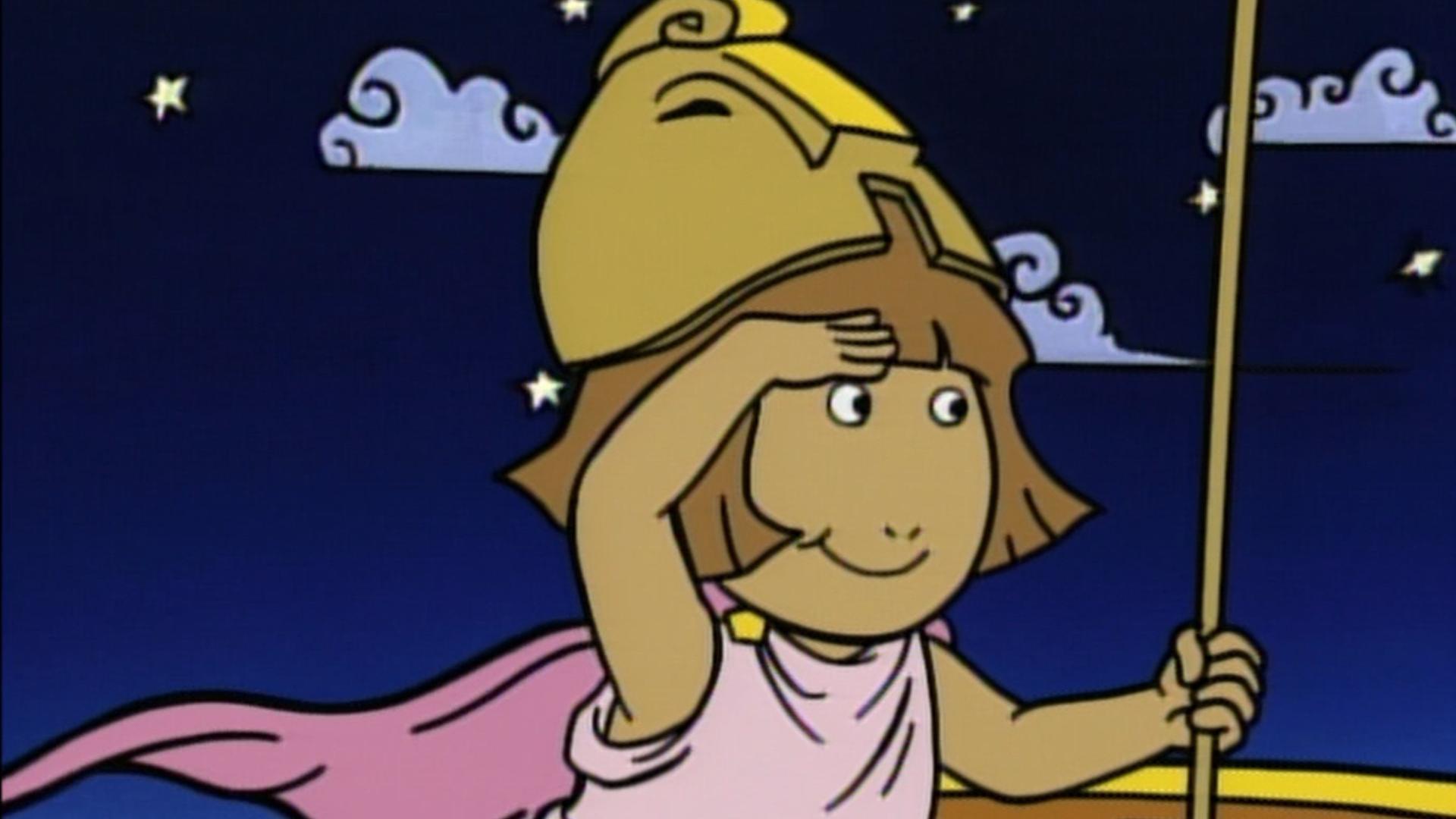 Grandma Thora shows D.W. how to be a great author. / Prunella has a birthday party.