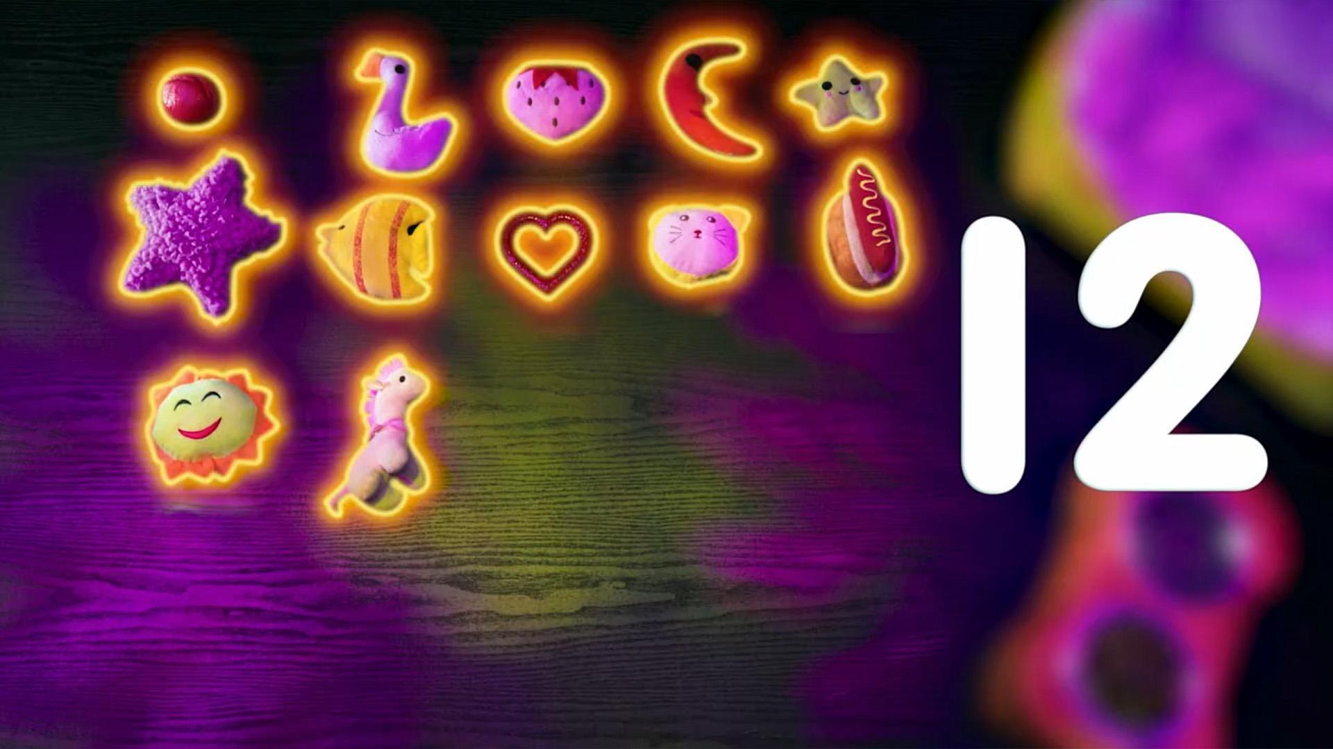 Today's number of the day is 12! Let's count to 12.