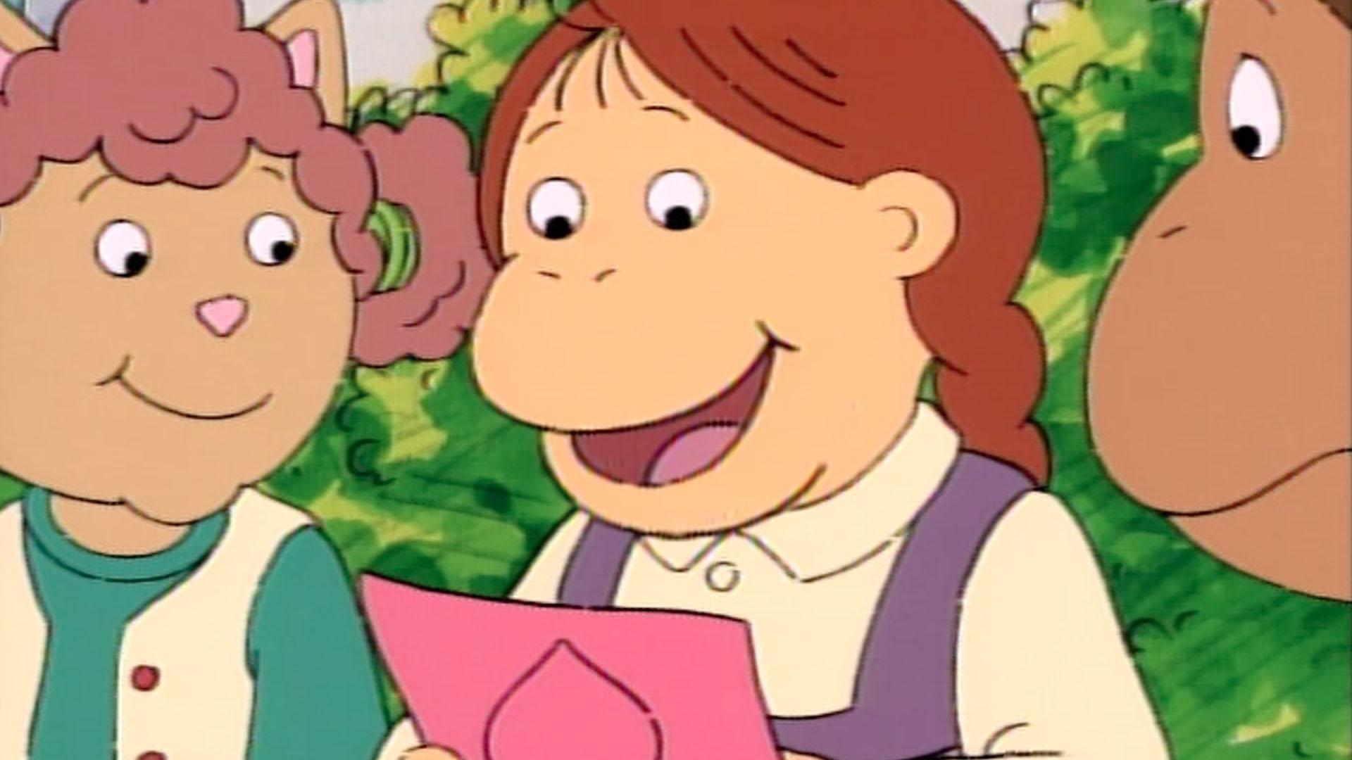 Muffy tries to bribe the judges at the science fair. / DW becomes Junior Safety Officer.