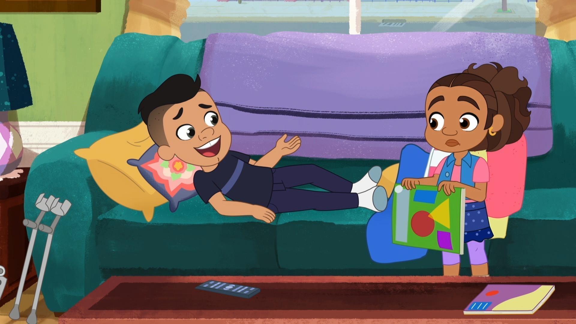 Eddie is feeling tired during a playdate, so Alma tries to help him feel better.