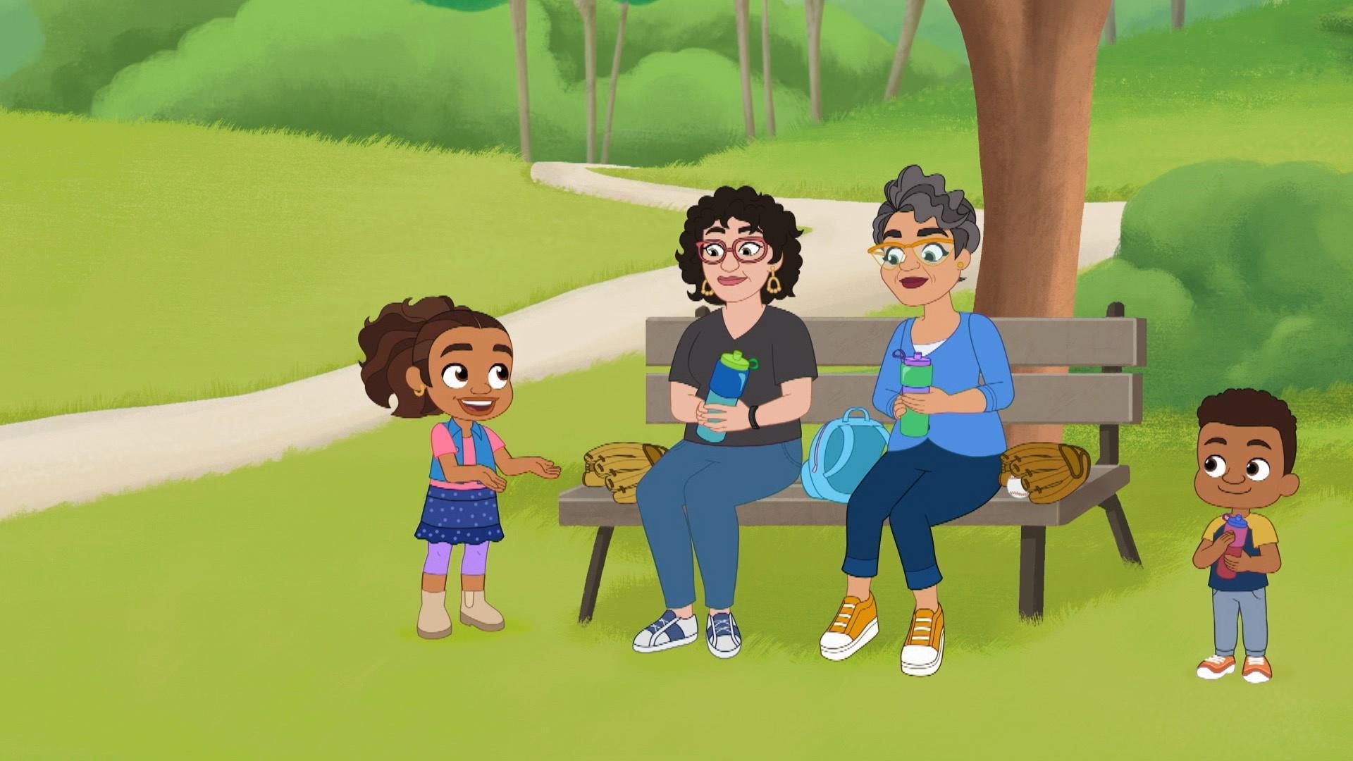 Alma meets Supreme Court Justice Sonia Sotomayor./Umpire Alma makes a tough call.