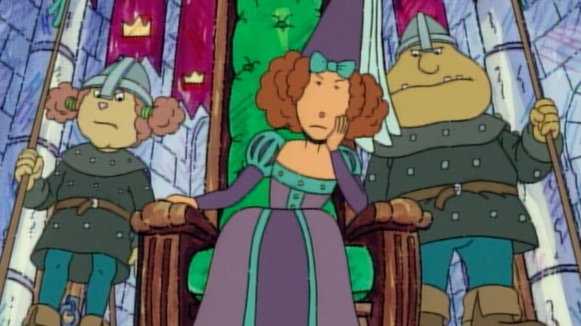 Fantasy show open where Prunella appears to be a picky gift-getter.