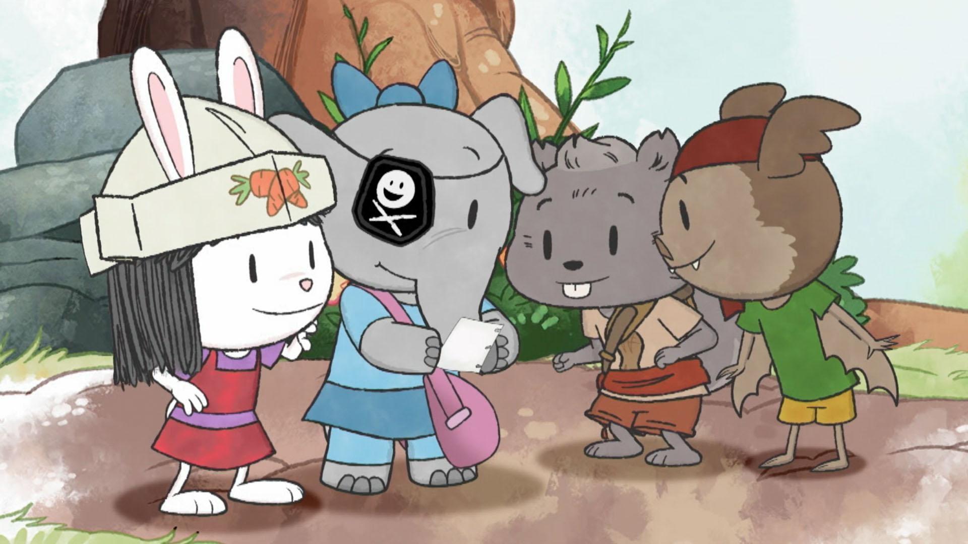 Elinor and friends celebrate learning all about maps by singing a pirate song.