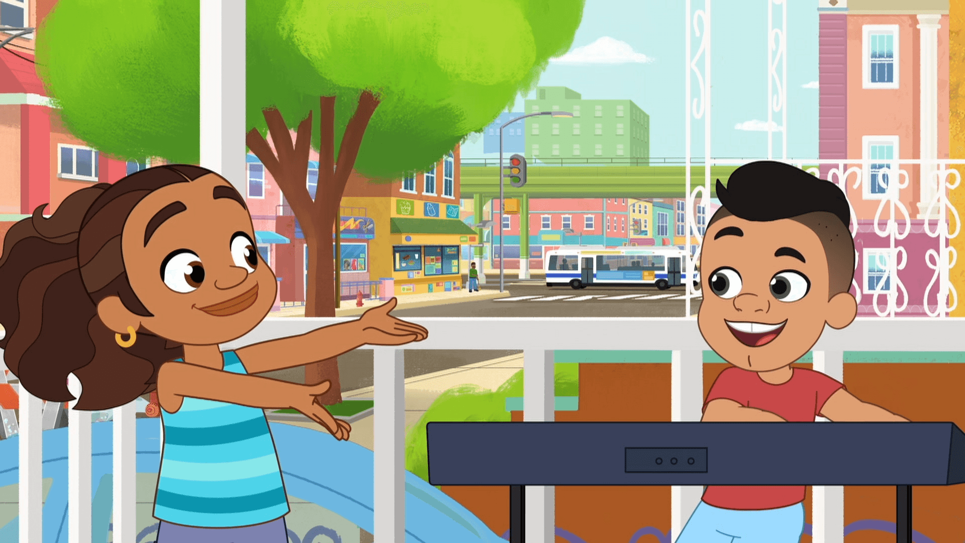 Alma & Eddie sing a new song all about their favorite things in the Bronx.