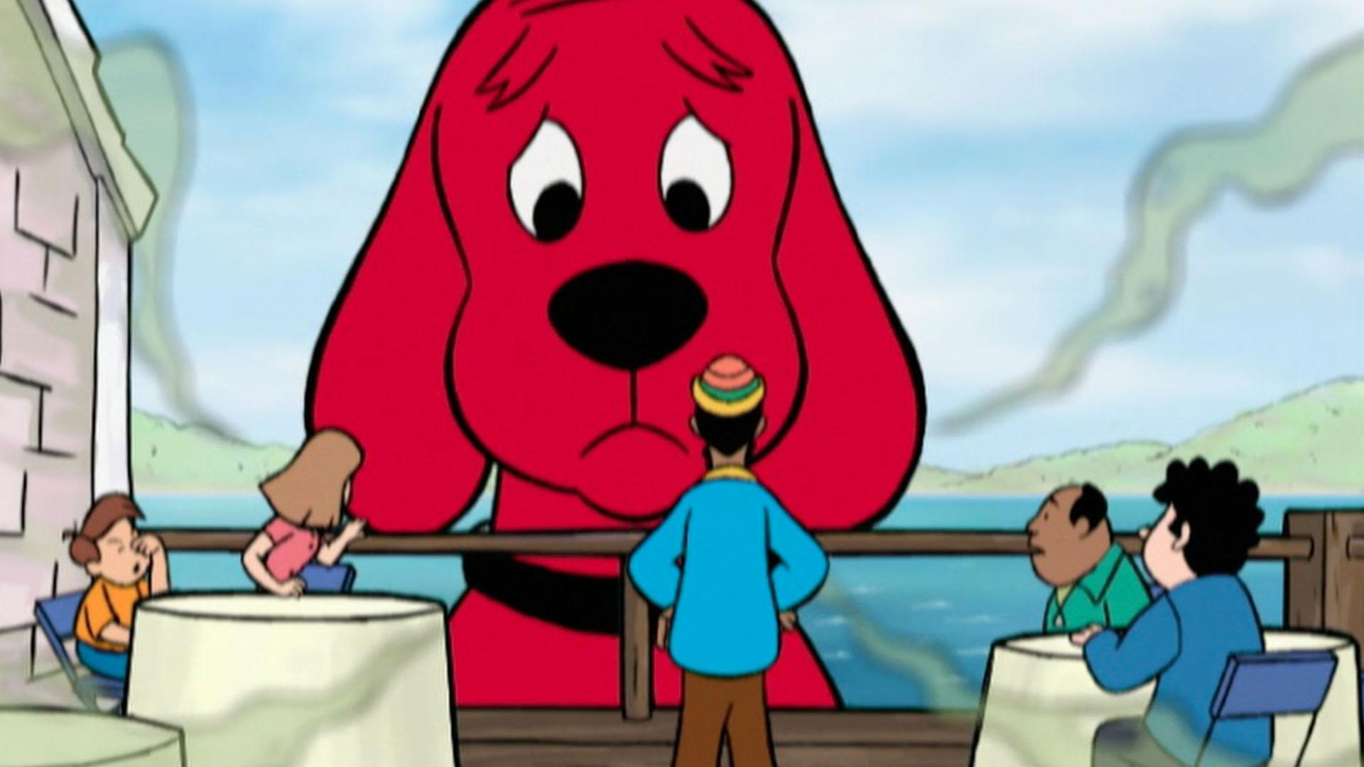 Clifford disobeys Emily by visiting a field./Clifford messes up Mr. Bleakman's new garden.
