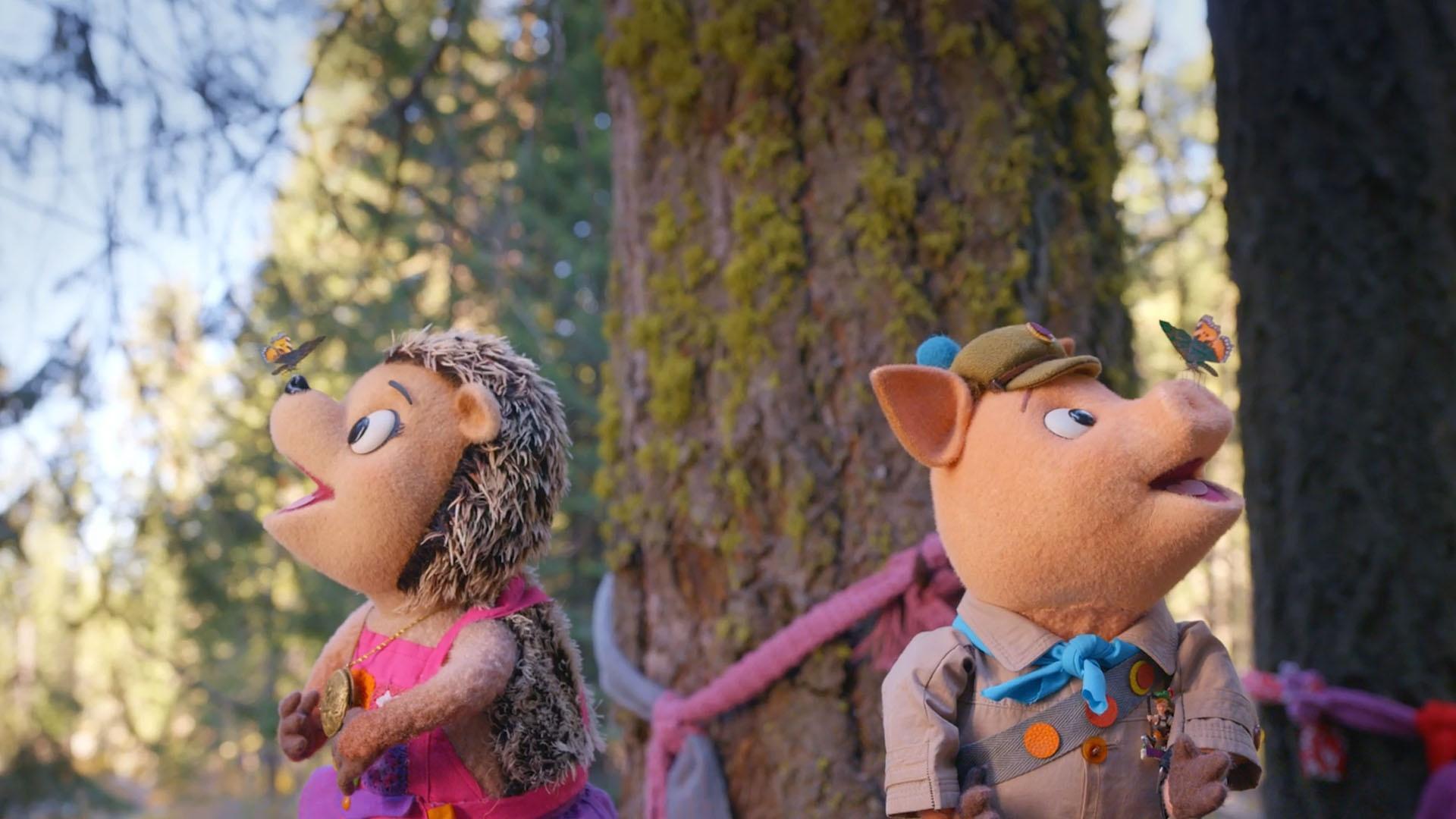 Roxy & Ronald share a moment of awe when they see a migration of butterflies.