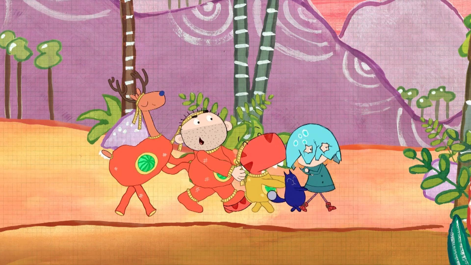 Peg's hat shrunk in the dryer! Peg and Cat go to the mall to replace it.
