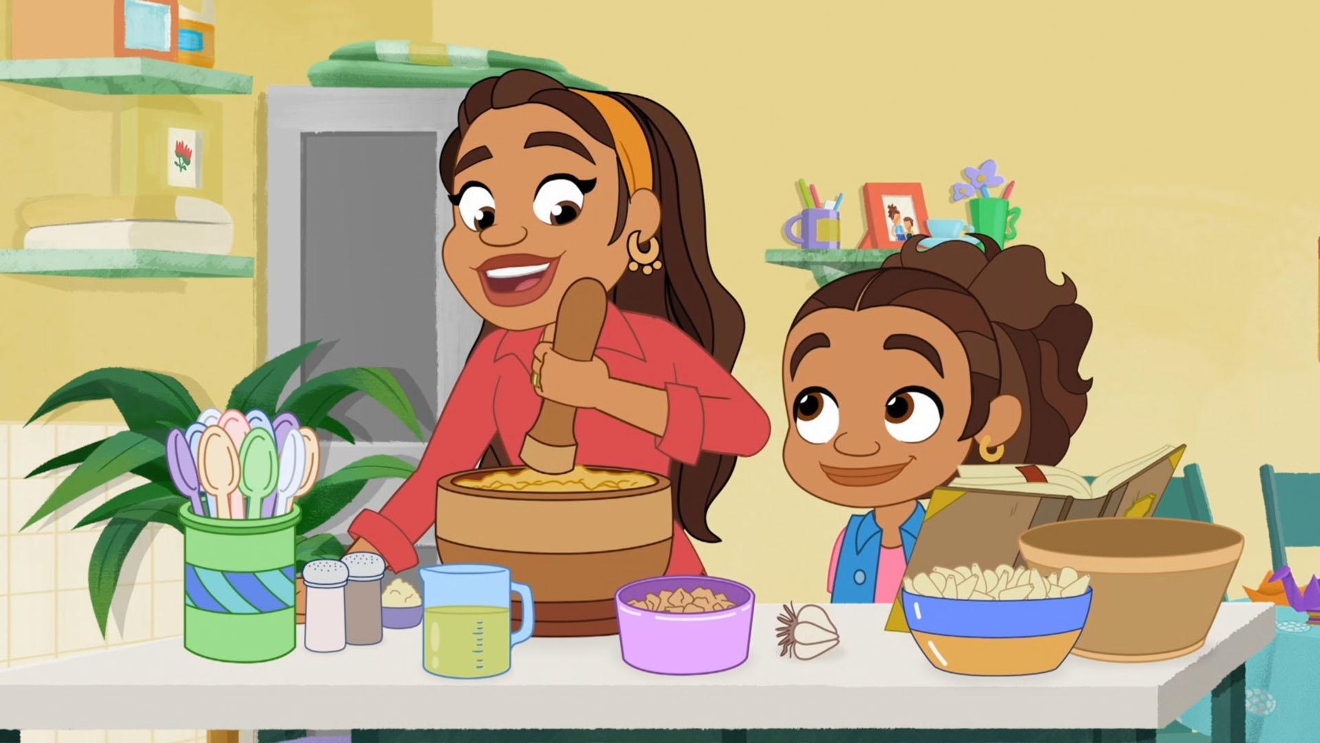 Abuelo finds his mother's cookbook, and Mami & Alma try to make her famous Mofongo recipe.