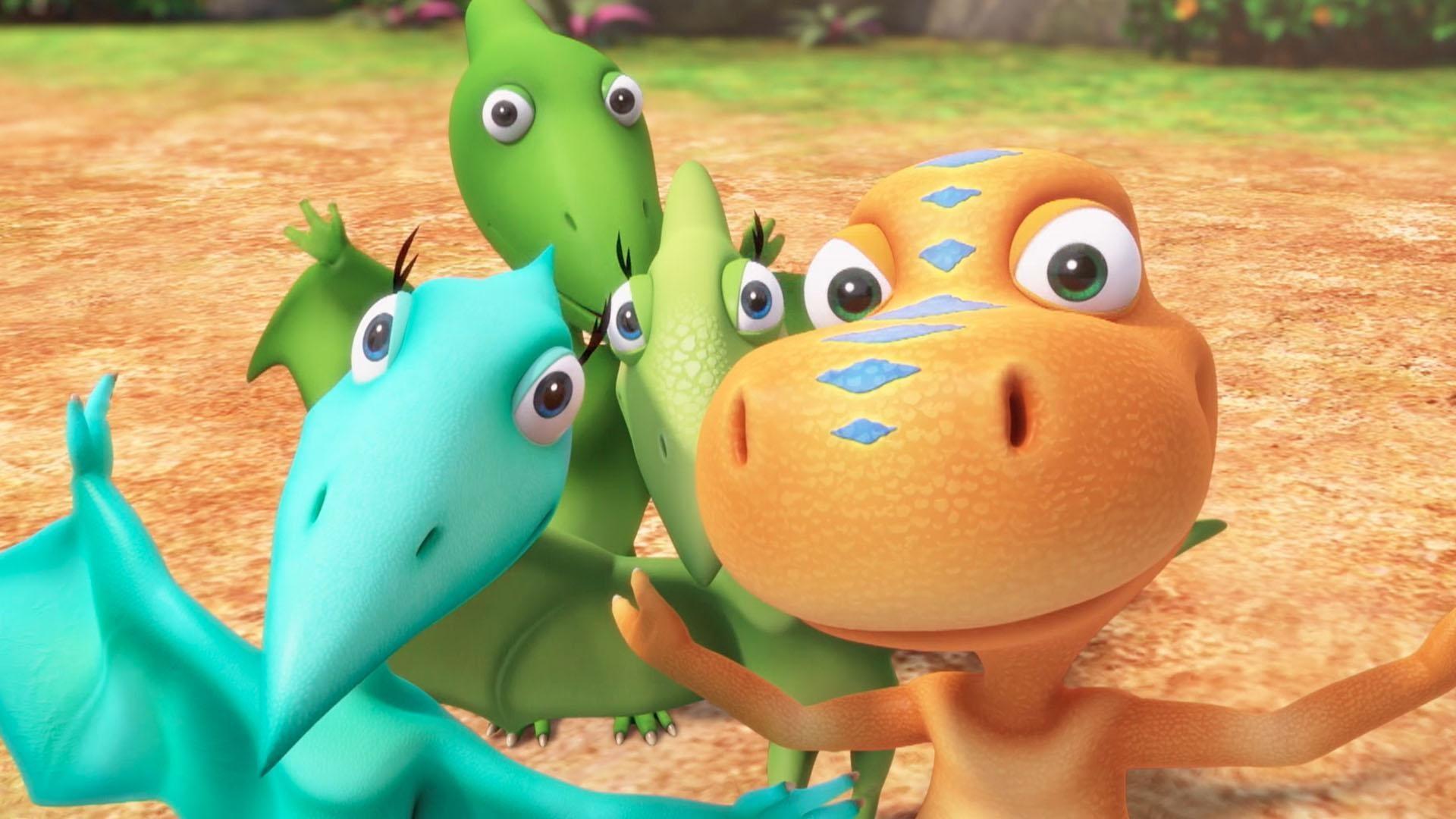 The family sings about following directions and making sure to stick together.