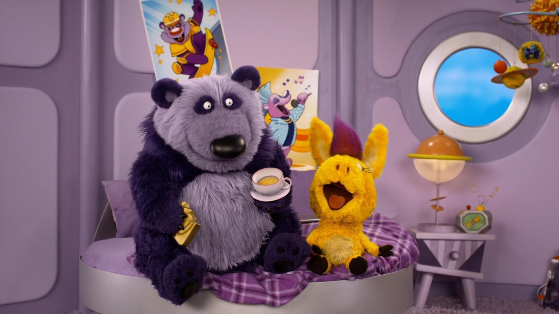 Donkey tells Panda a plain old day can be a lovely day when you enjoy your routine.