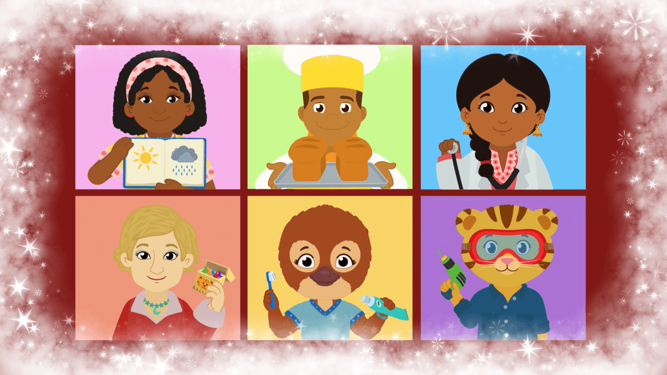 A song about how the different jobs in the neighborhood are important.