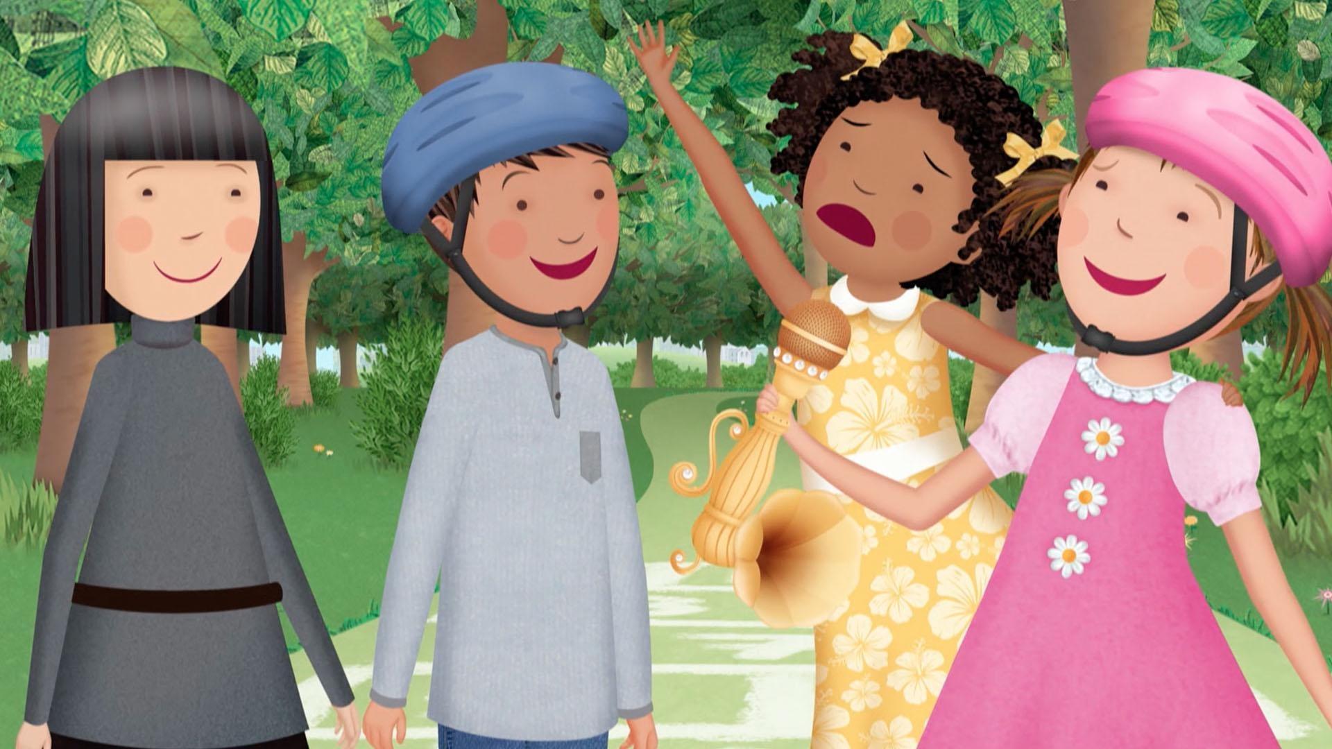 Pinkalicious and Peter run into some musical mixups on their way to the Plums' House.