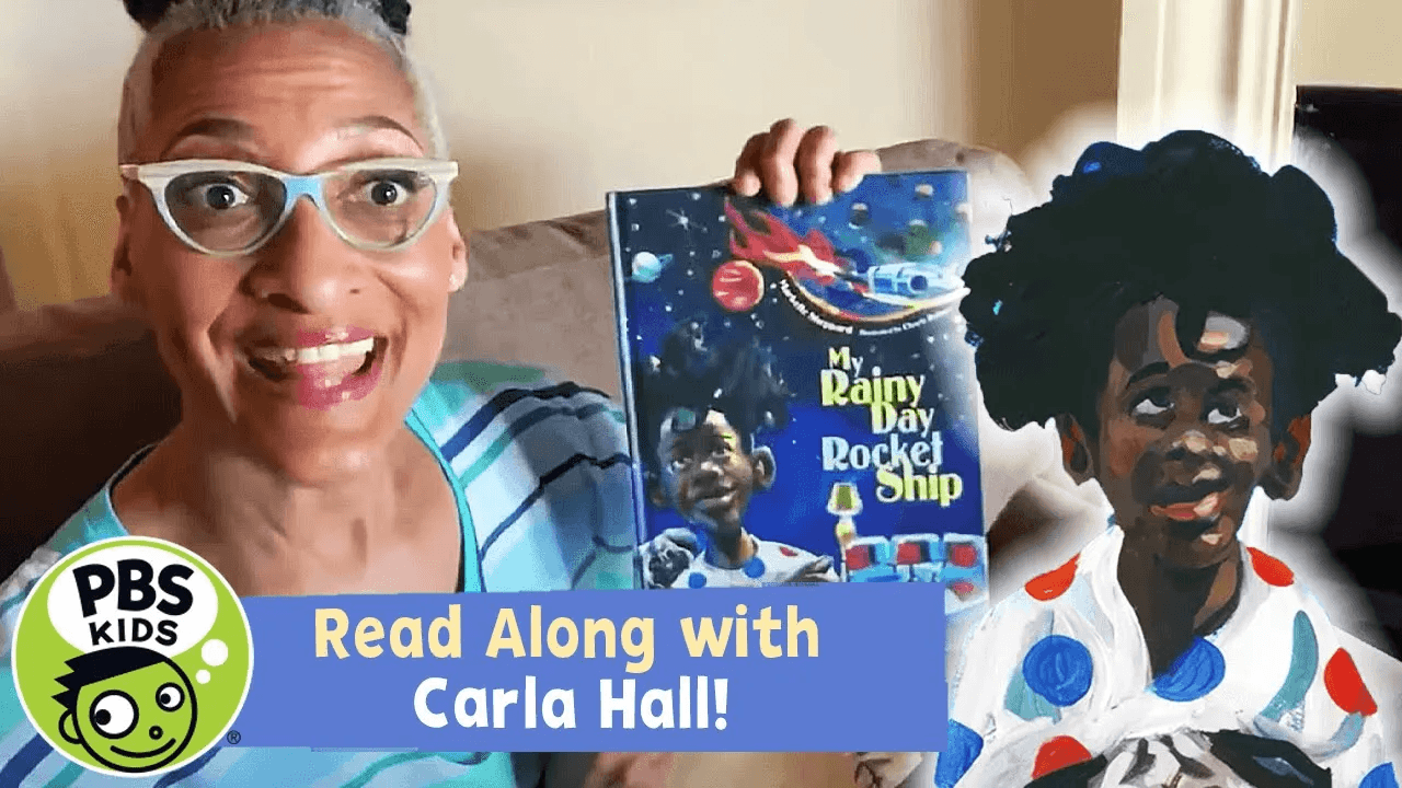 Join chef and TV host, Carla Hall, in a very special read-along to, "My Rainy Day Rocket Ship!"