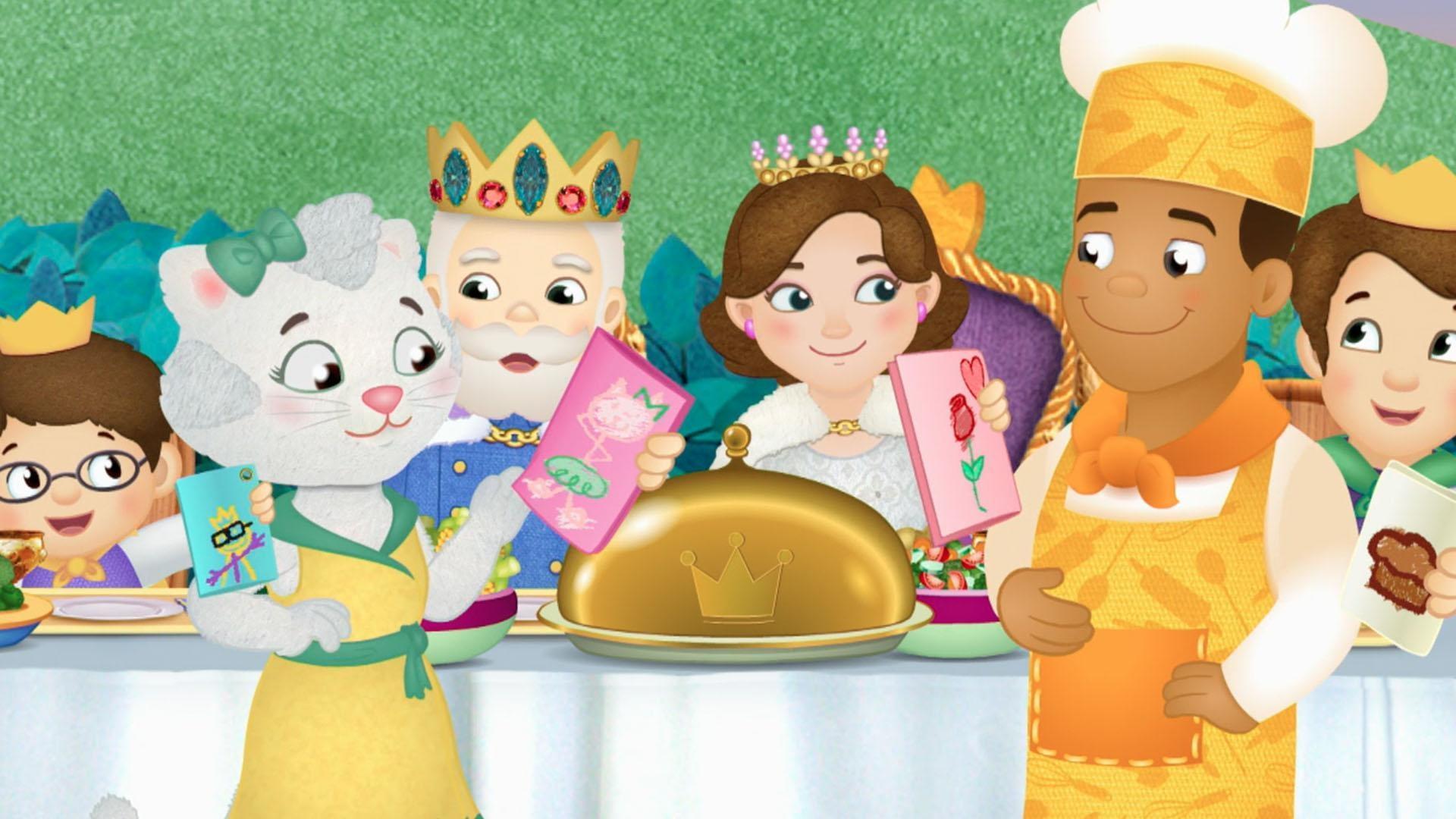 Daniel and his neighbors celebrate Thank You Day with a song.