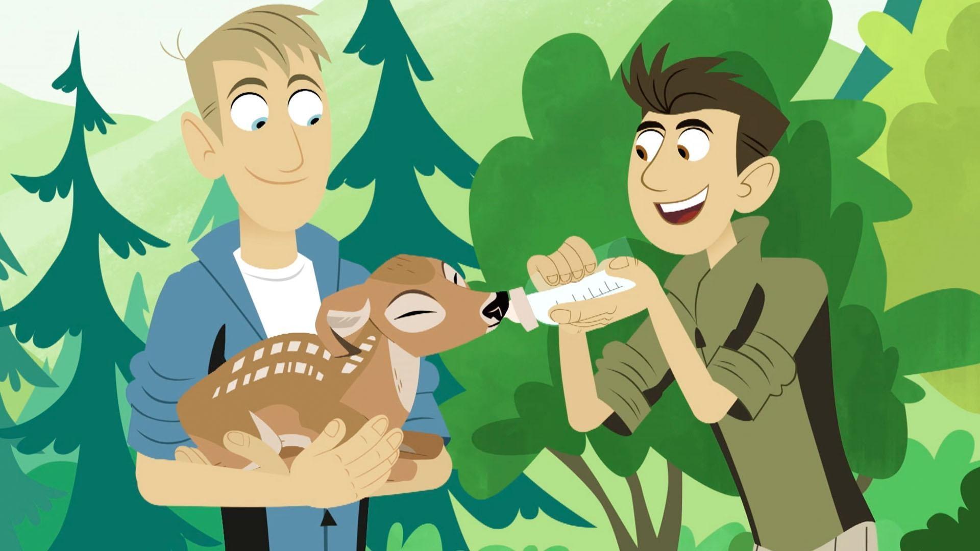 The bros use Deer powers and Bald Eagle power to search for Little Buckaroo.