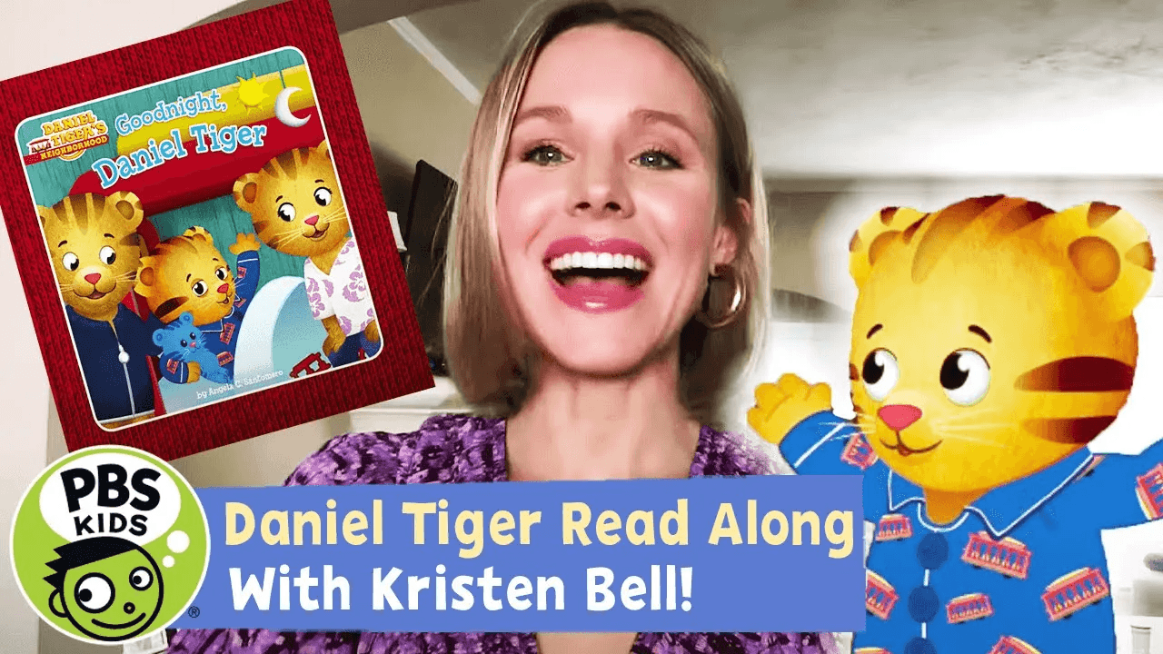 Join Kristen Bell in a reading of one of her favorite children's books, "Goodnight, Daniel Tiger!"