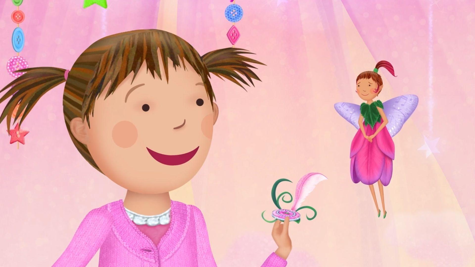 Pinkalicious doesn't want to ruin Fairyanna's new hat, and so she lets her keep the missing button!