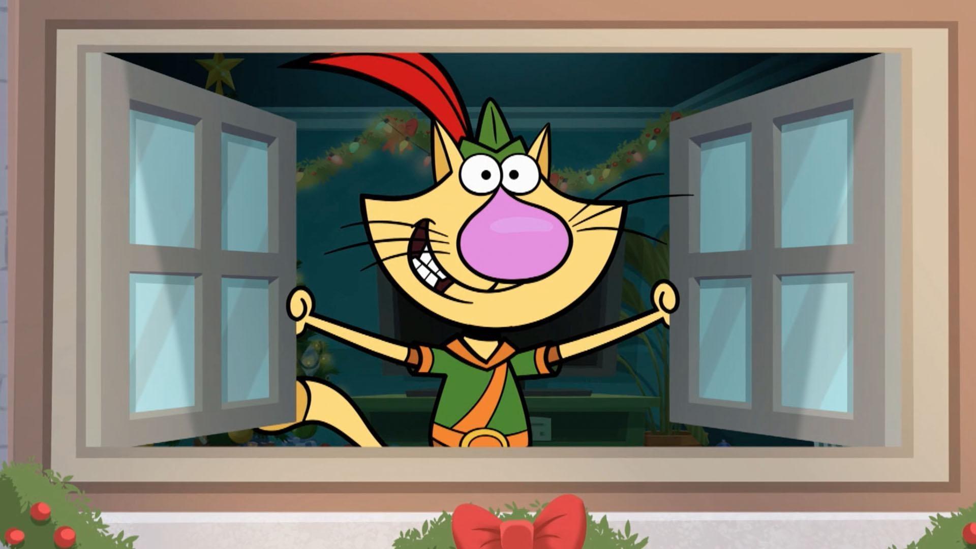 Nature Cat and his pals celebrate Christmas together - nature style!