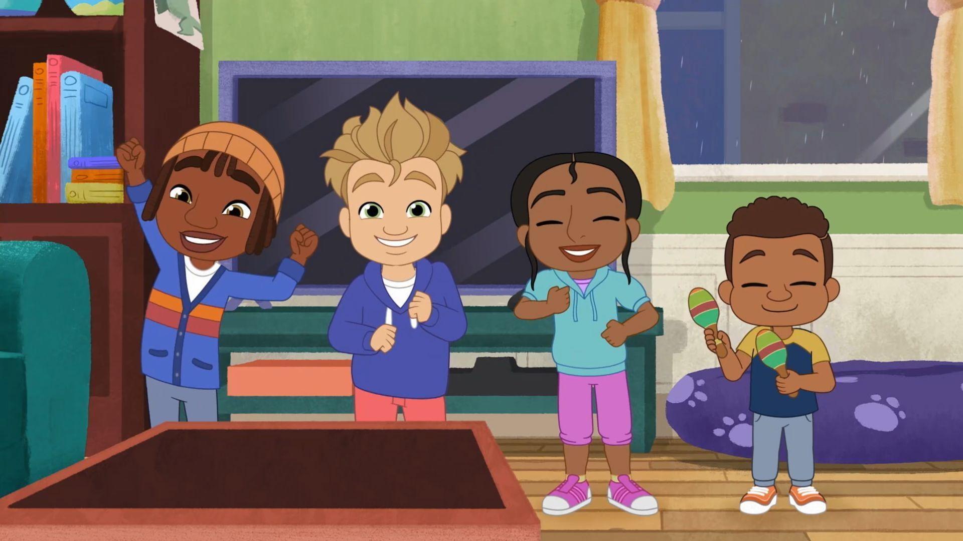 When the Sonny Soto concert is rained out, Sonny does a concert in the Rivera Living room.