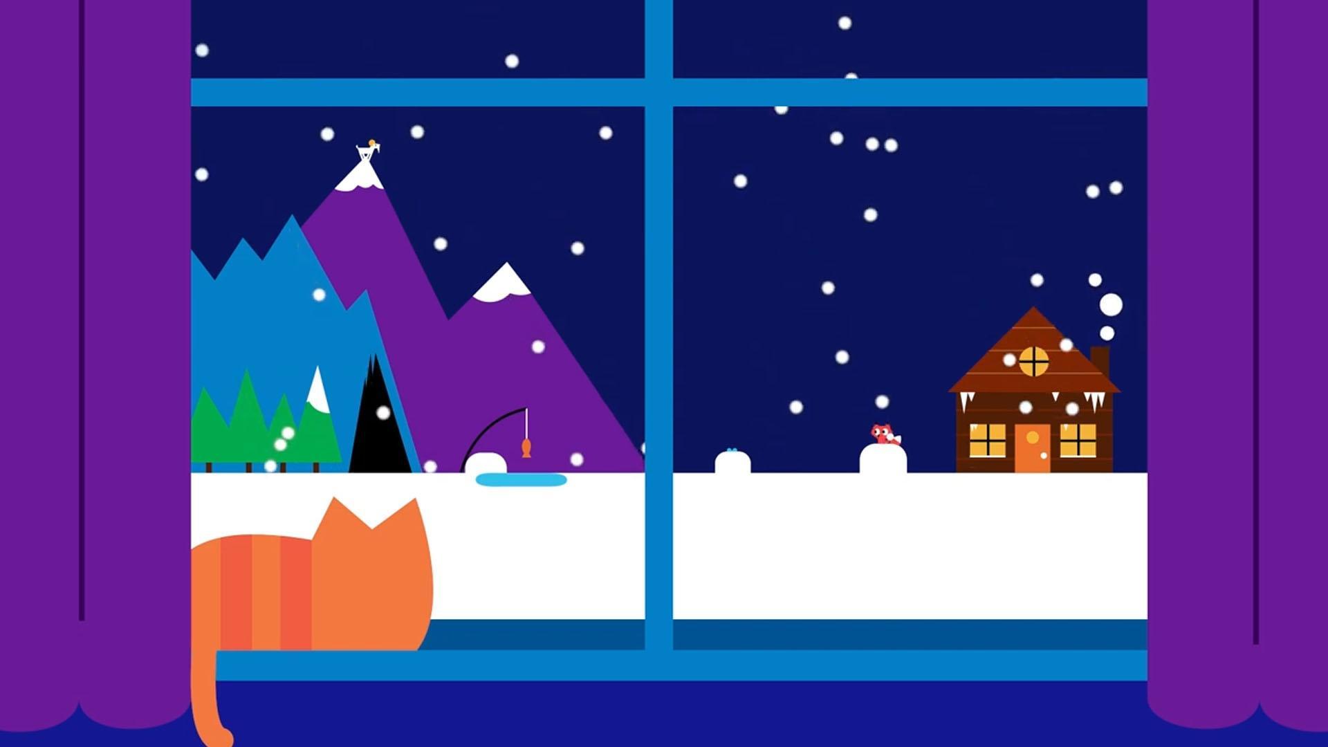 Get cozy with our winter window scene.