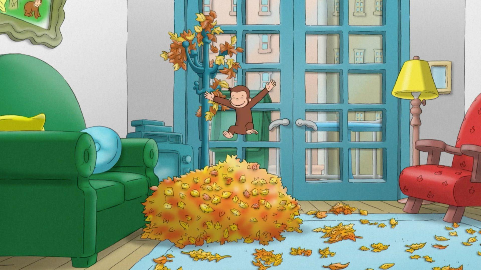 George tries to recreate country fall in the city./George learns about mold.