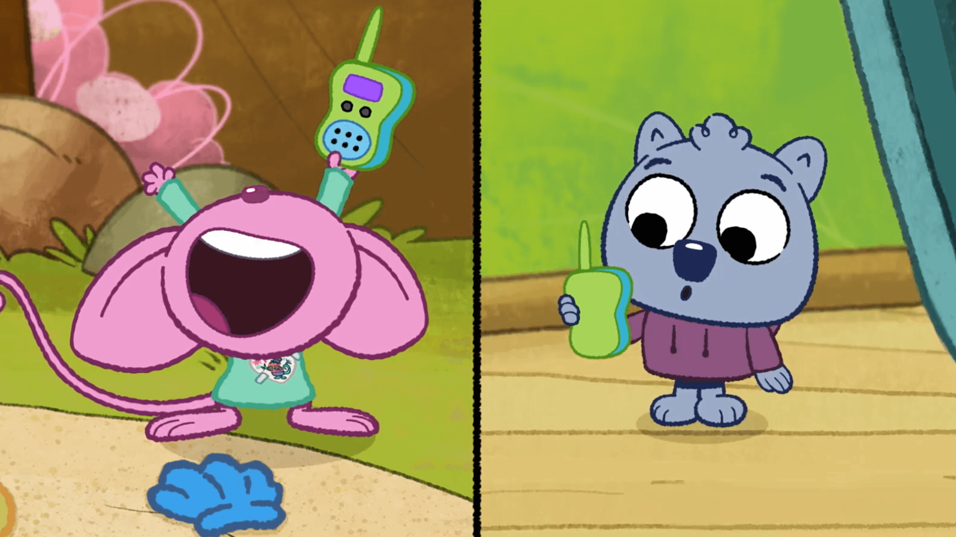 Leiko explains how they can use a map to organize their search.