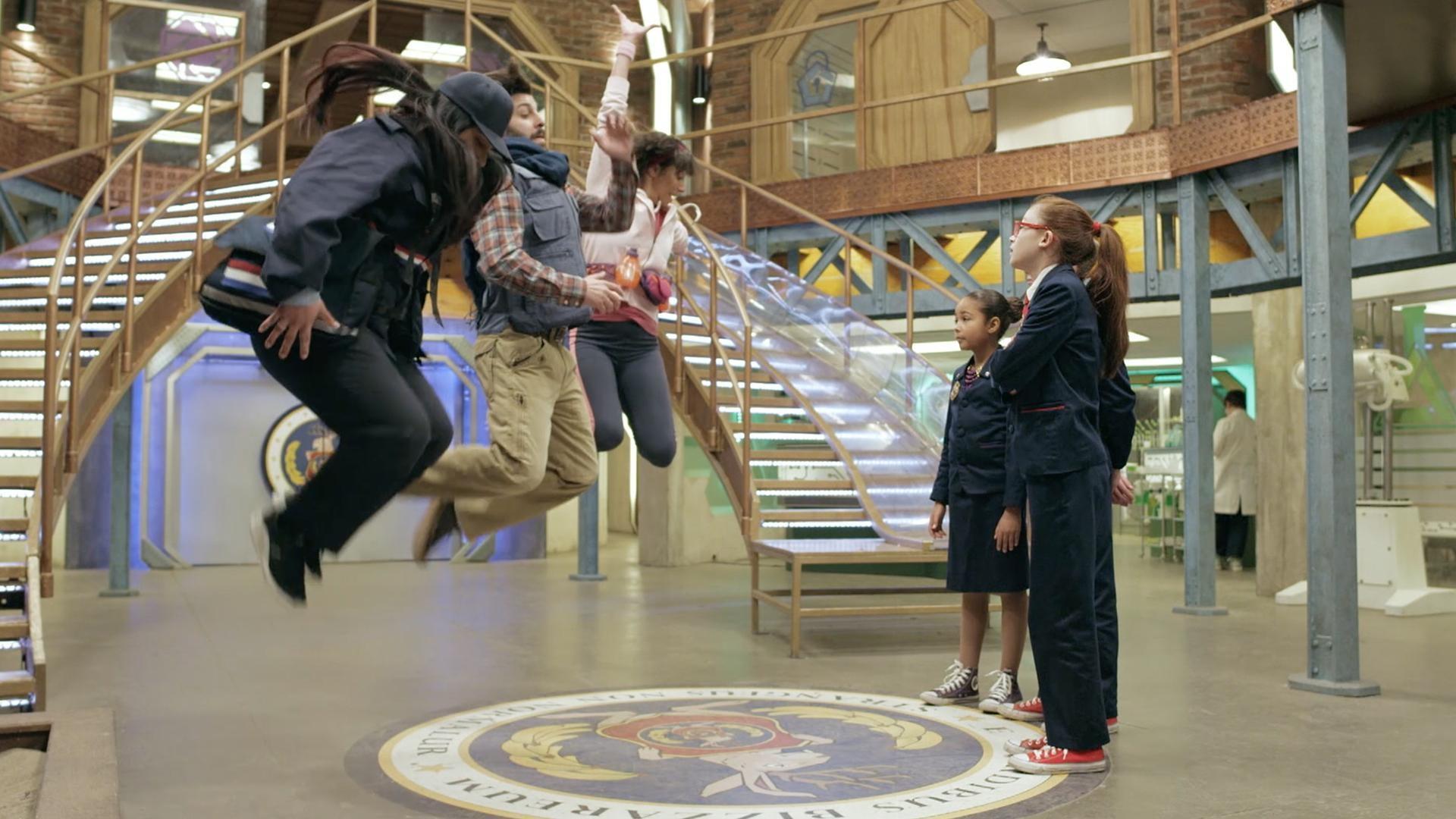 Agents compete against rival Odd Squad agents. / People in town are stuck in slow motion.