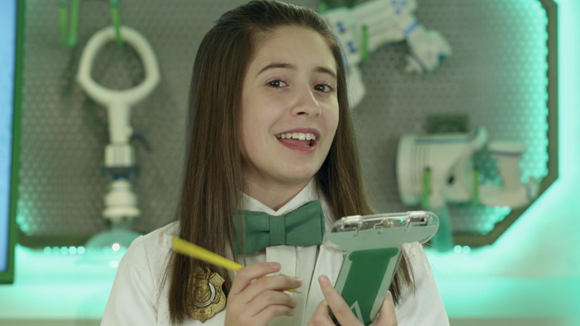 Oona wants to buy a secret special something for the lab. What can she cut out to buy it?
