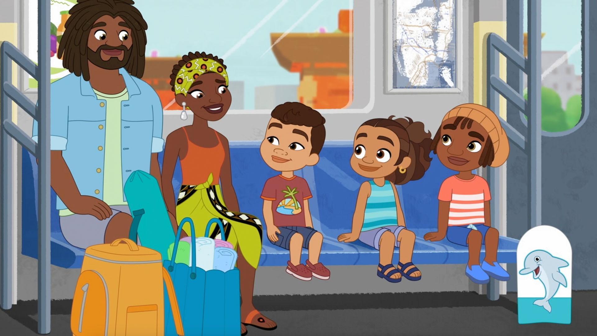 When Beto misses his California beach, Alma and André invite him to go to their NYC beach.