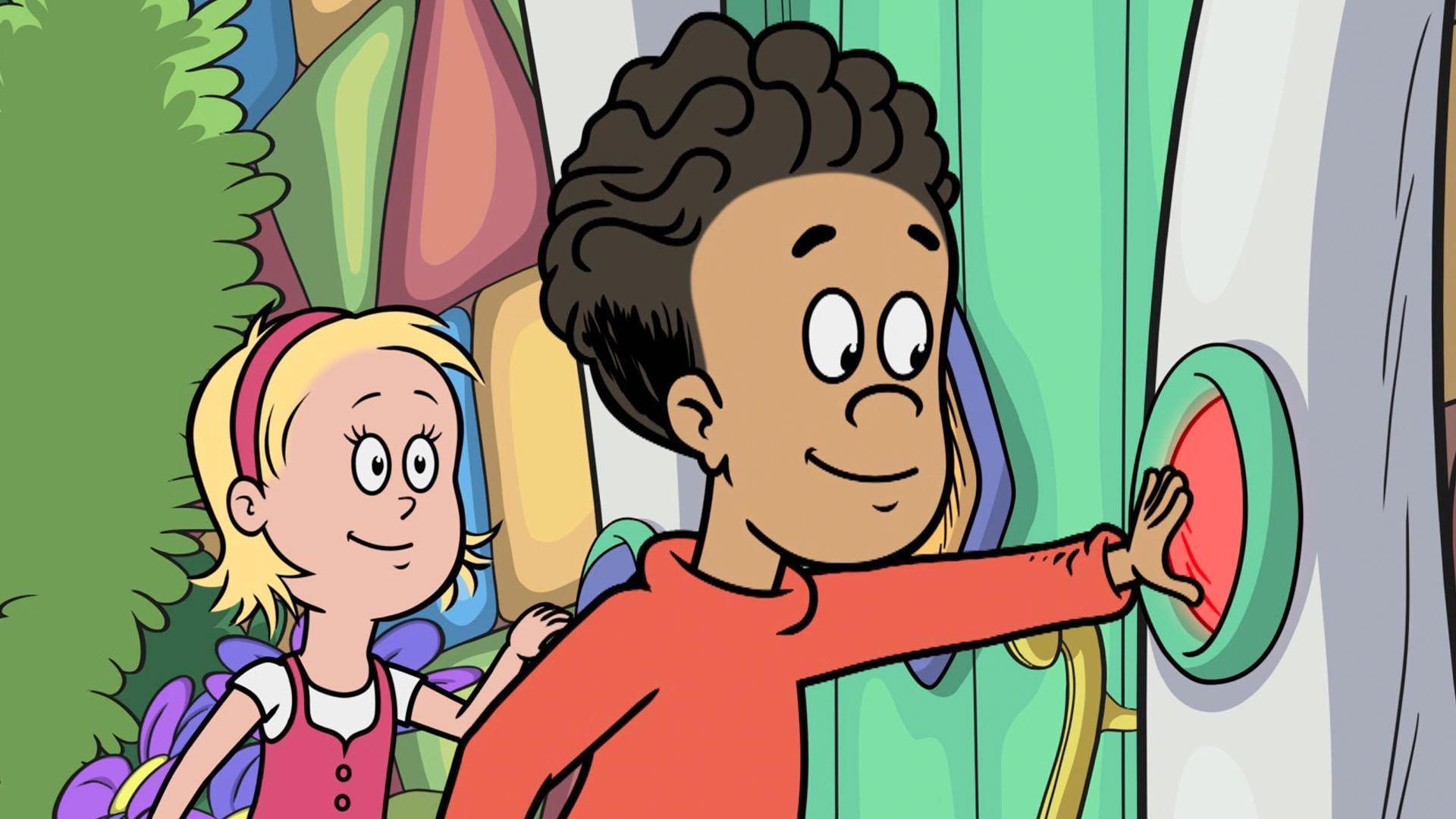 Nick can't remember the secret handshake. / The kids learn about how air is matter.