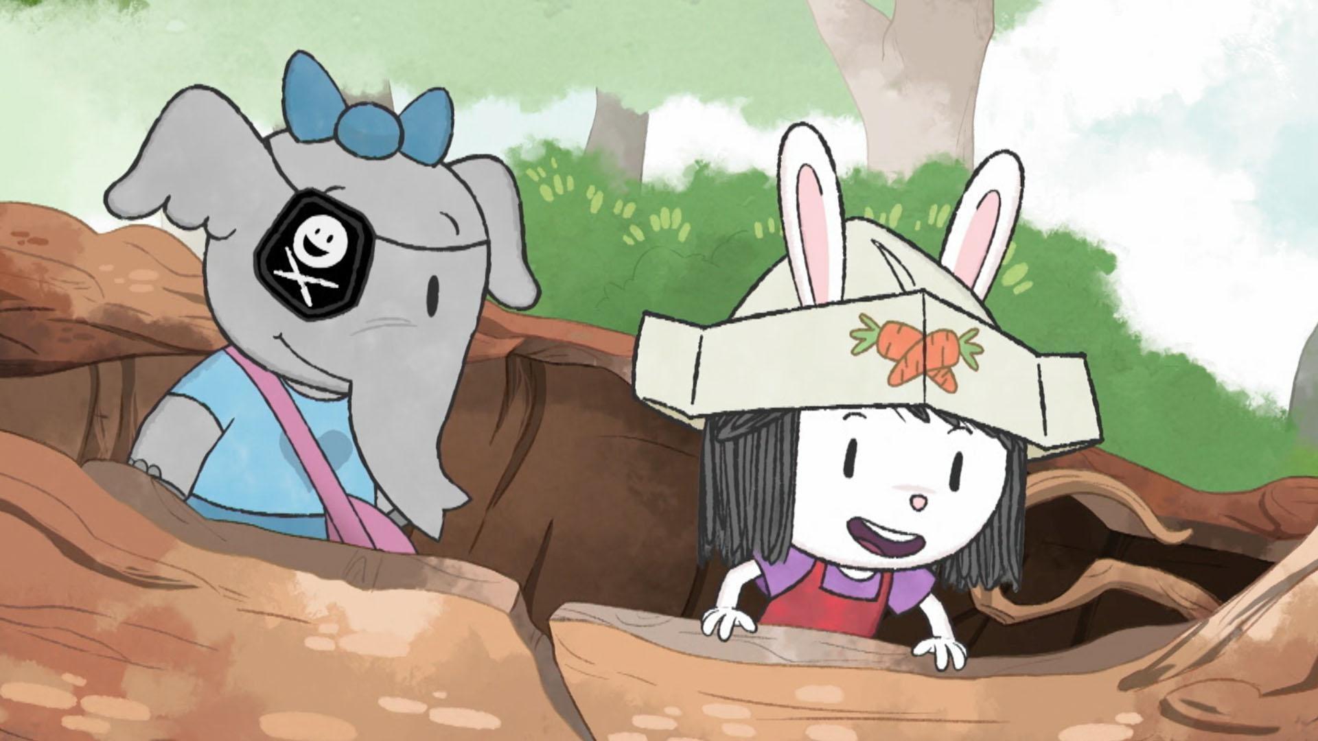 Elinor and friends celebrate learning all about maps by singing a pirate song.