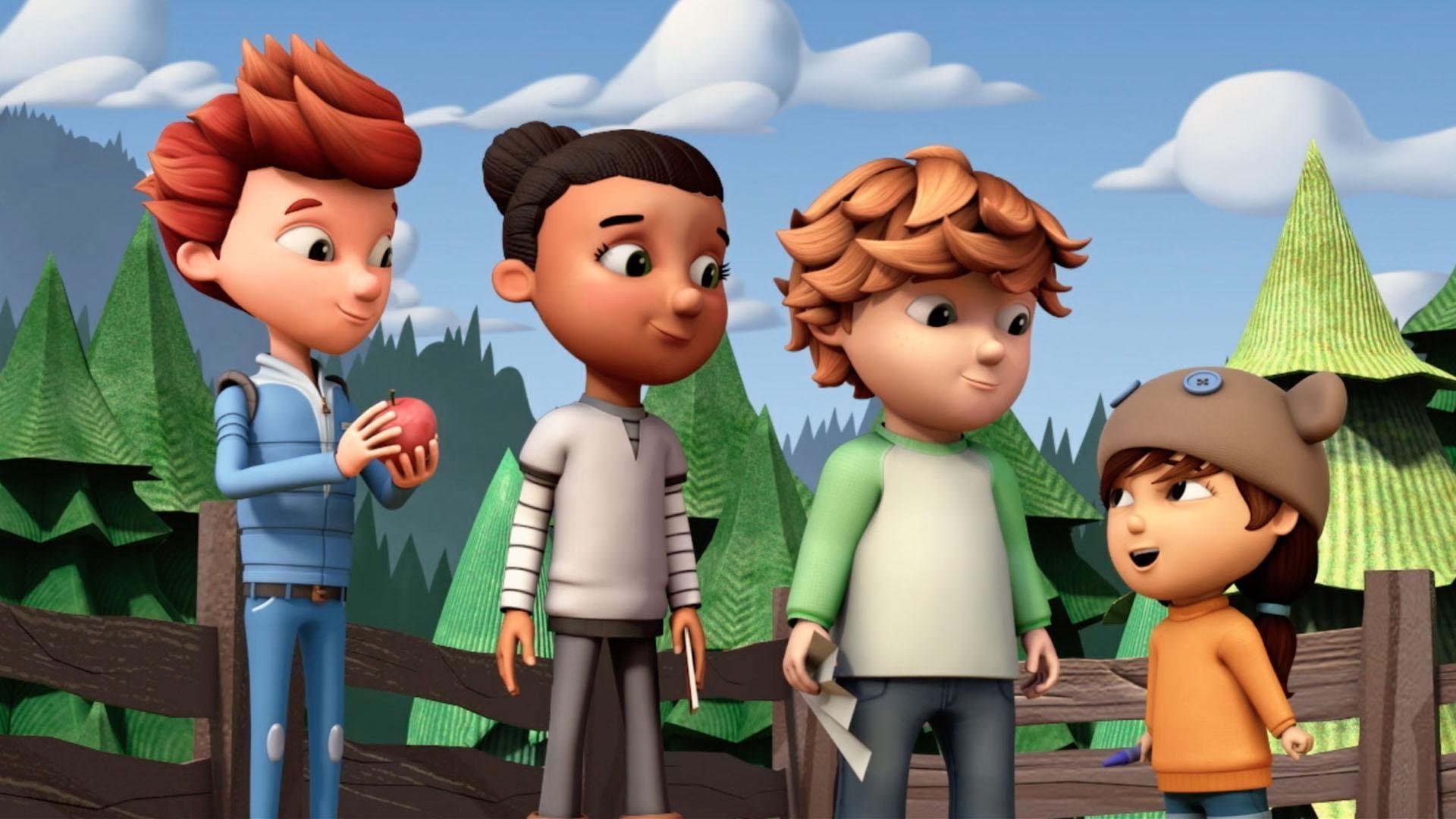 The treehouse is too messy for the kids to play in, so they try to find other play areas.