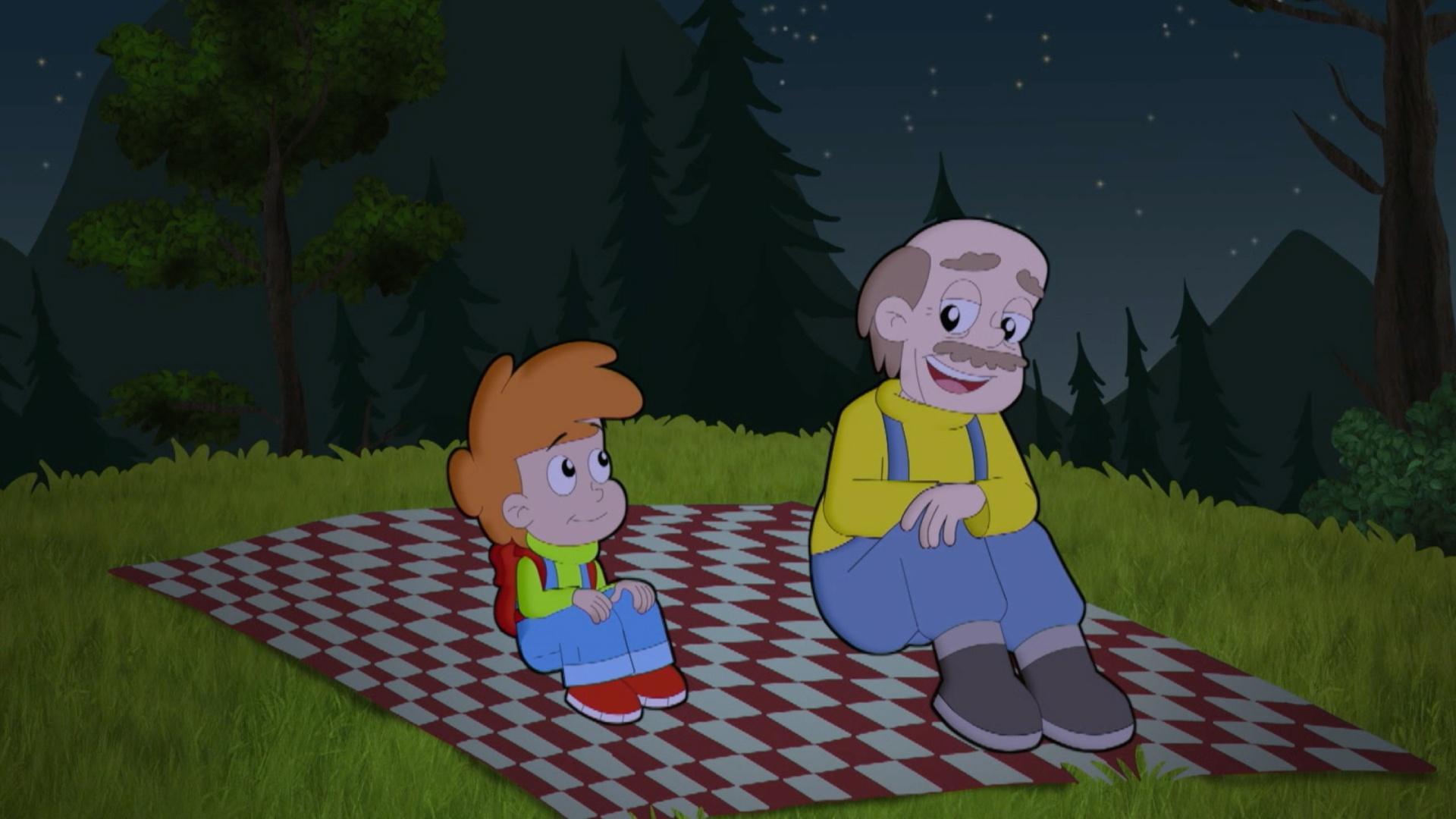 The CyberSquad's stargazing plans are ruined by a bright light in the night sky!