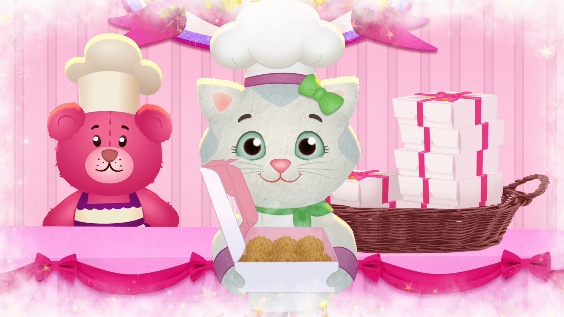 Katerina imagines she's a baker at a mozie bakery!