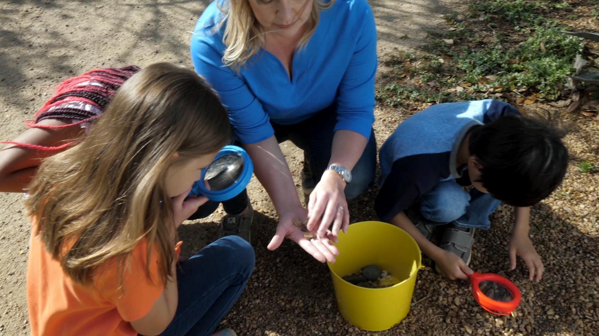 R is for Rocks! Rocks come in all colors, sizes, and shapes—Let's search for some!