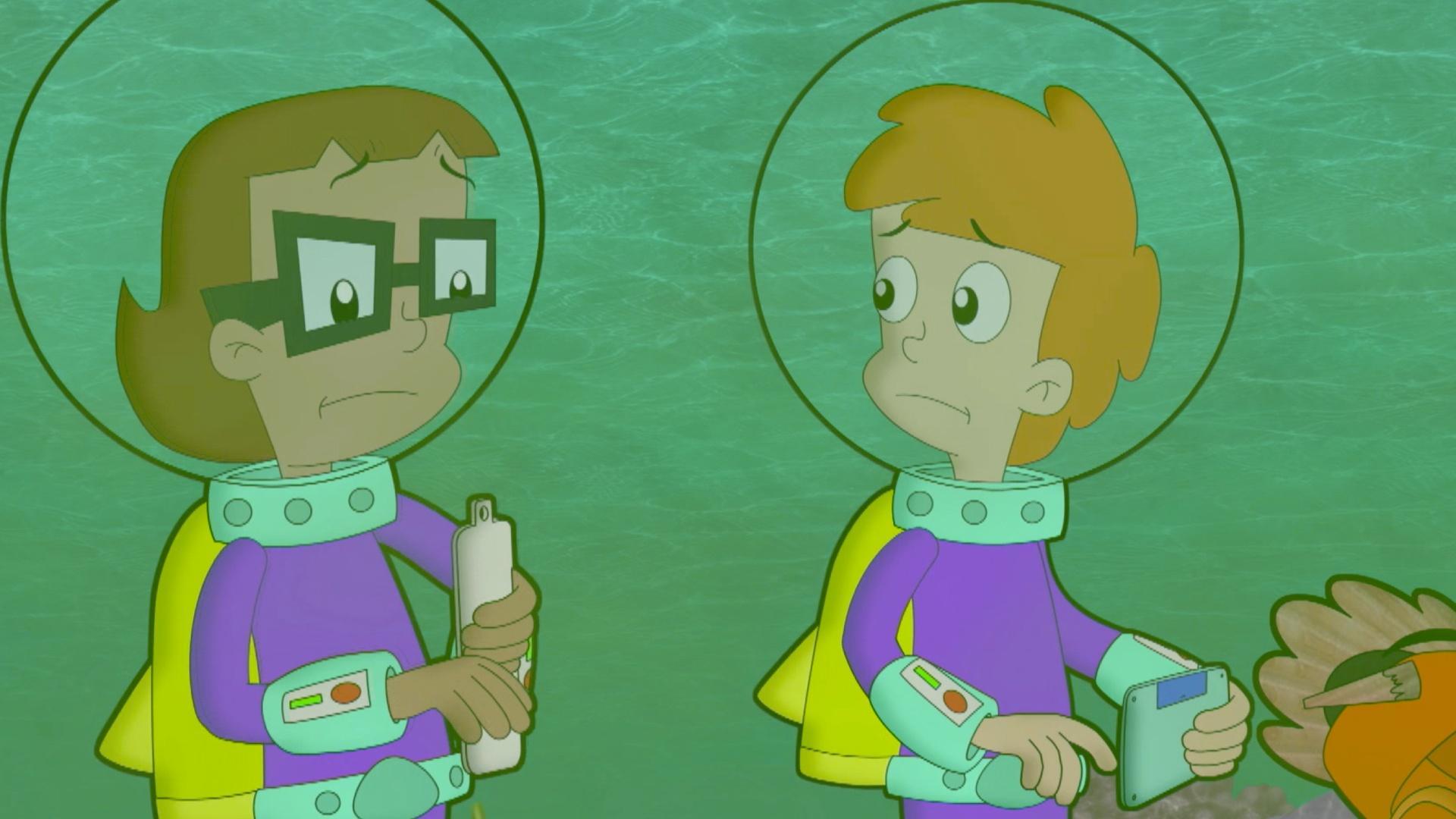 Something is heating up the waters of Coralina. Can the CyberSquad find out why in time?!