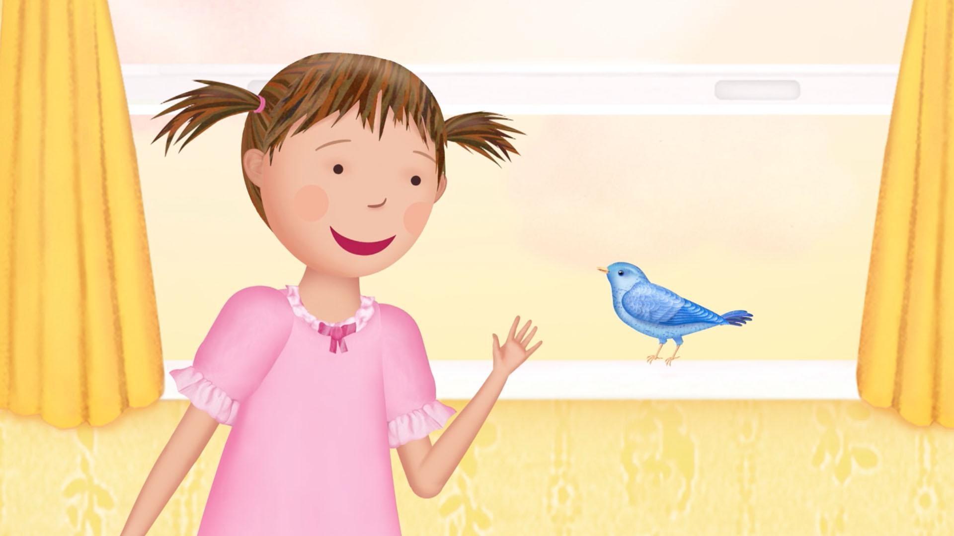 After practicing her singing exercises too loudly, Pinkalicious loses her voice.