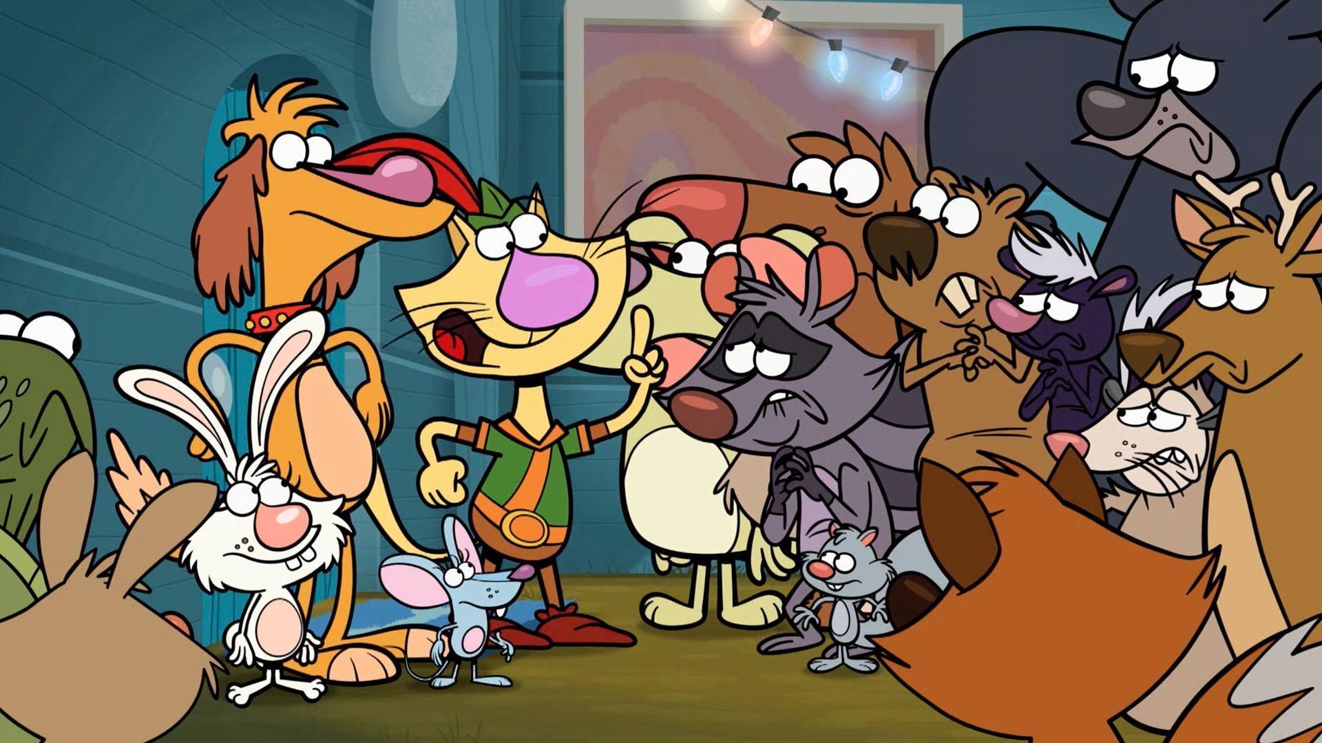 Oh no! Norman the Squirrel and the rest of the woodland creatures are scared.