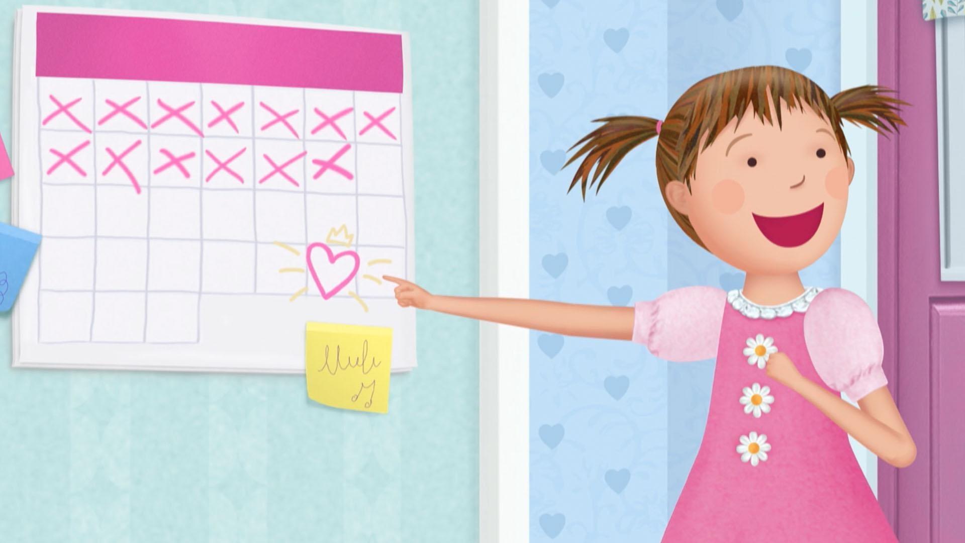 Pinkalicious gets ready to celebrate Pinkville Day with a new invention: The Celebrator!