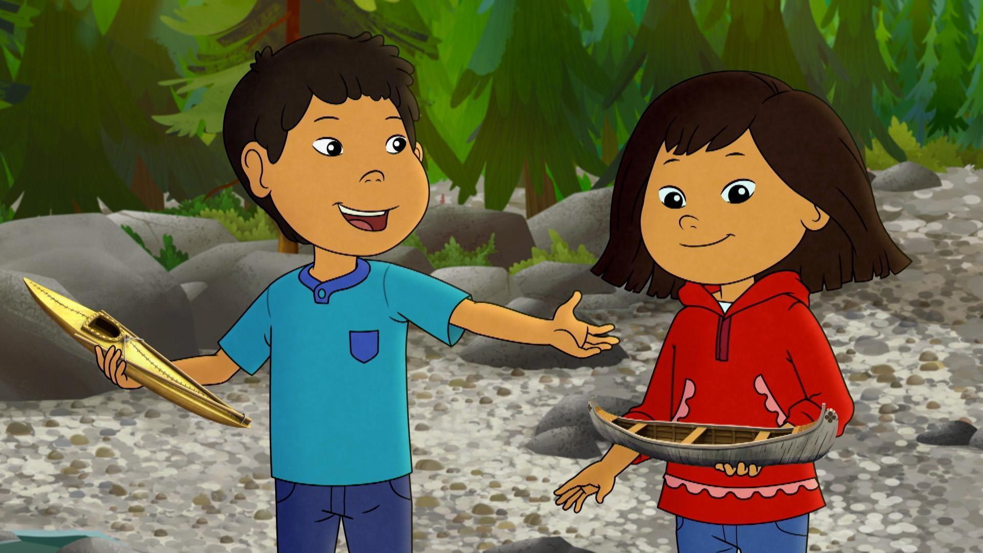 Tooey and Molly turn to expert help to build a Yup'ik qayaq.