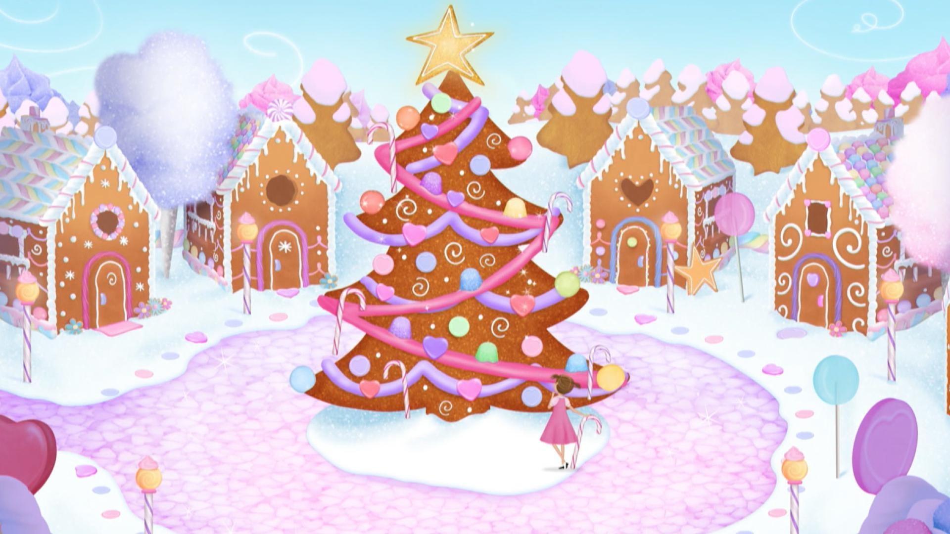 Pinkalicious imagines what it would be like to live in a gingerbread town!