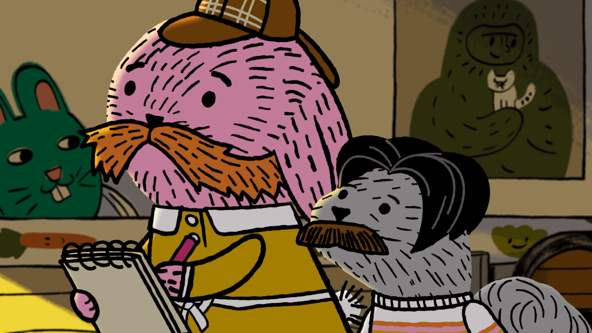 The Lost and Found Detectives look for clues to try and help find Carl's lost yo-yo.
