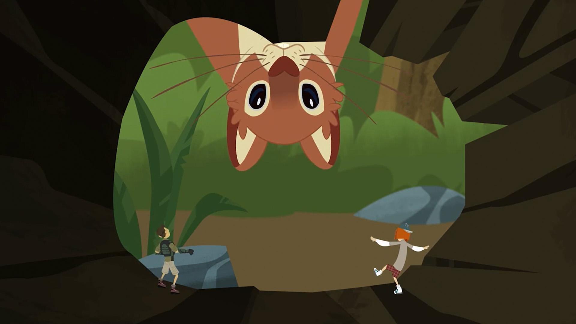 Chris and Jimmy are trapped in a red squirrels cache